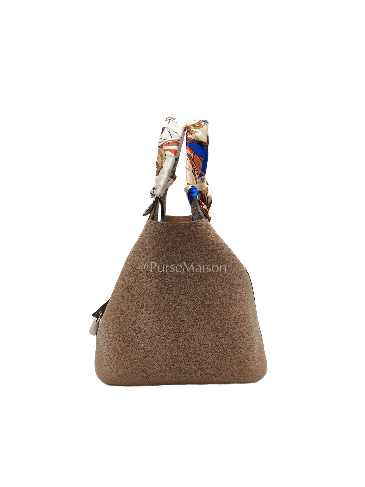 Hermes Picotin 22 in Taurillon Maurice Do Beige De Wei and Palladium Hardware Stamp D (2019) | Purse Maison Luxury Bags Shop