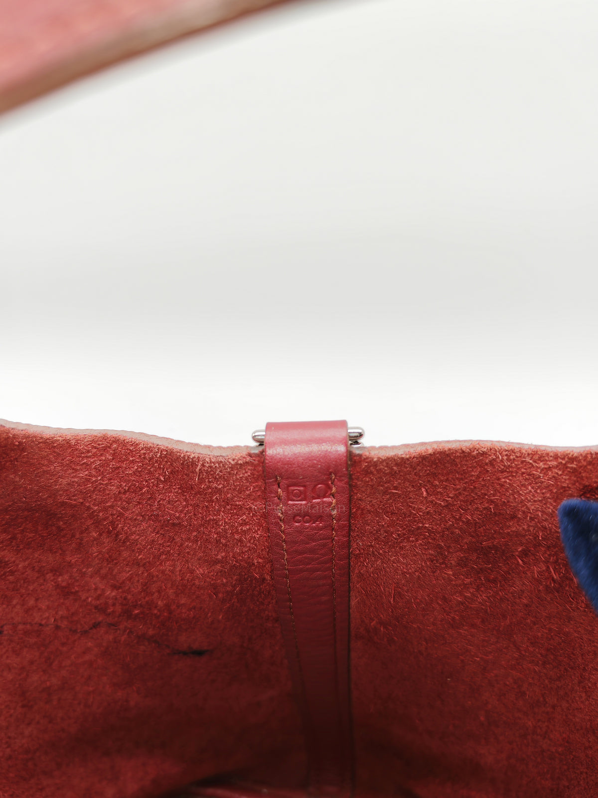 Hermes Picotin Lock 18 in Rouge H Taurillon Clemence Leather and Palladium Hardware Stamp Square O (2011) | Purse Maison Luxury Bags Shop