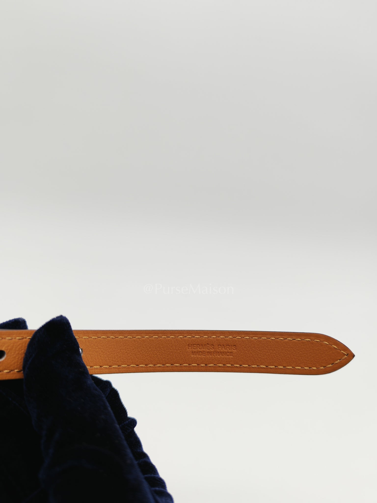 Pop H Belt in Gold Epsom Leather and Rose Gold Hardware Size 80 Stamp U (2022) | Purse Maison Luxury Bags Shop