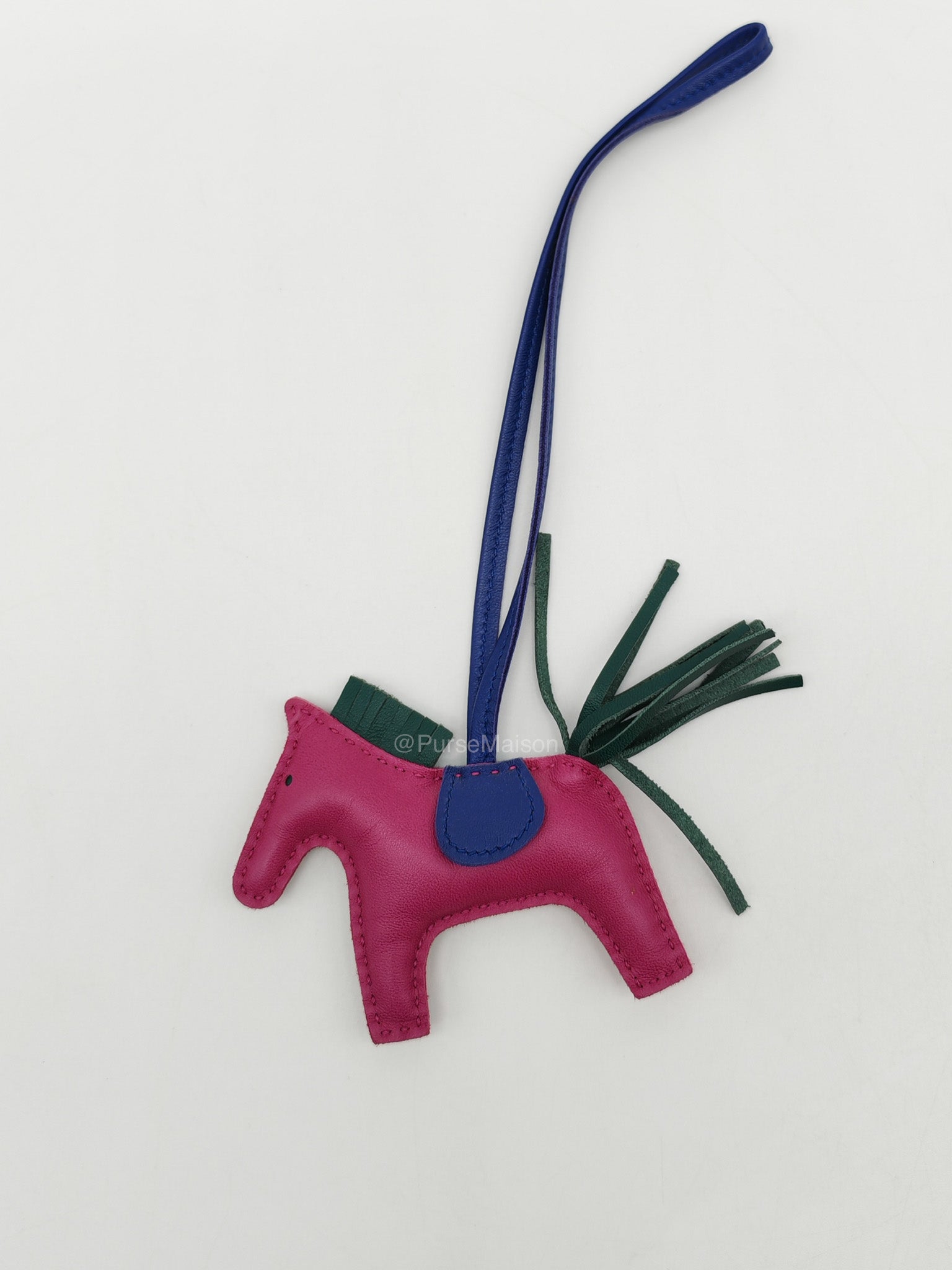 Hermes Rodeo Milo Lambskin Tricolor Grigri Bag Charm Stamp A (2017) | Purse Maison Luxury Bags Shop