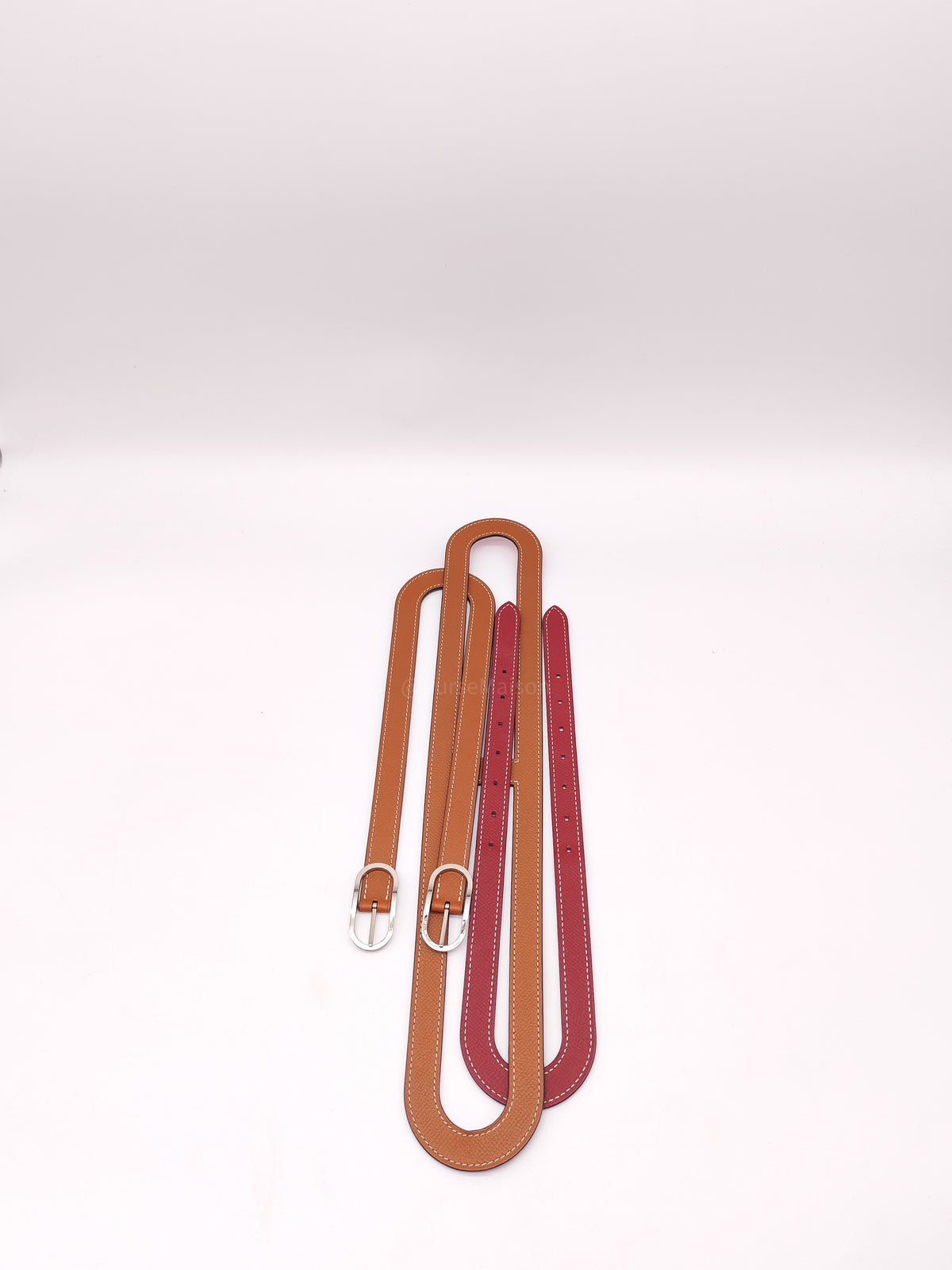 Hermes Symphonie 71 5 G Belt in Multiple Color Epsom Leather Palladium Hardware Stamp C (2018) | Purse Maison Luxury Bags Shop
