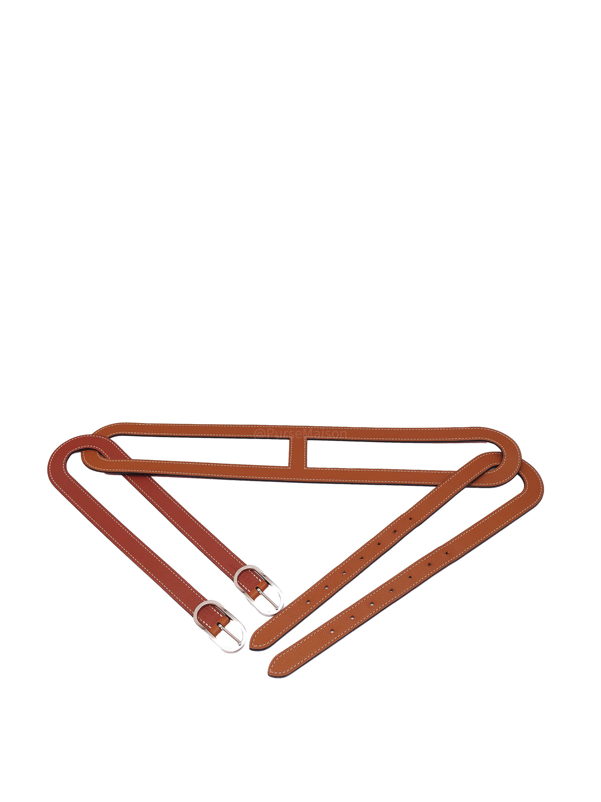 Hermes Symphonie 71 5 G Belt in Multiple Color Epsom Leather Palladium Hardware Stamp C (2018) | Purse Maison Luxury Bags Shop