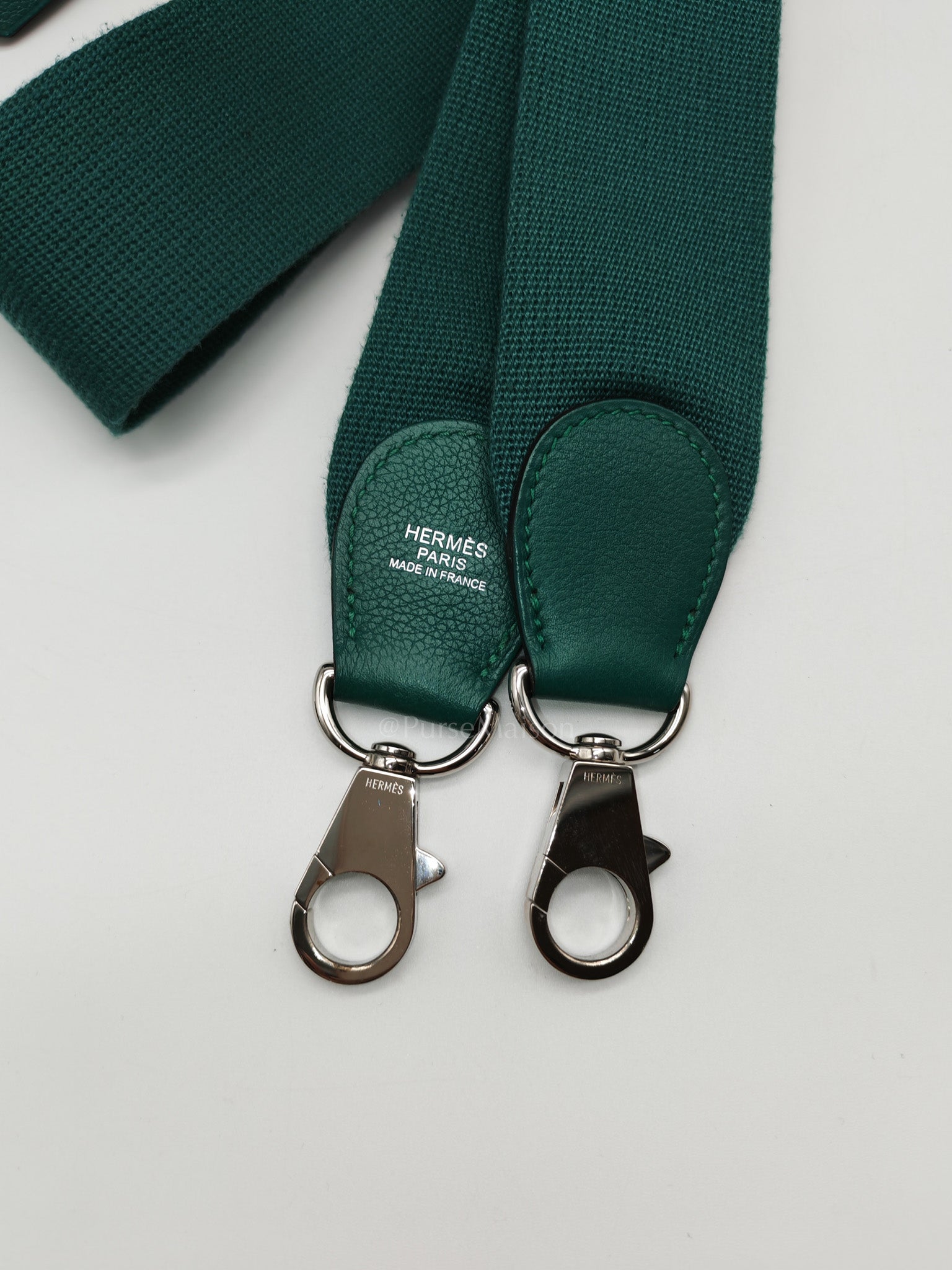 Toolbox 33 in Malachite Evercolor Leather Palladium Hardware | Purse Maison Luxury Bags Shop