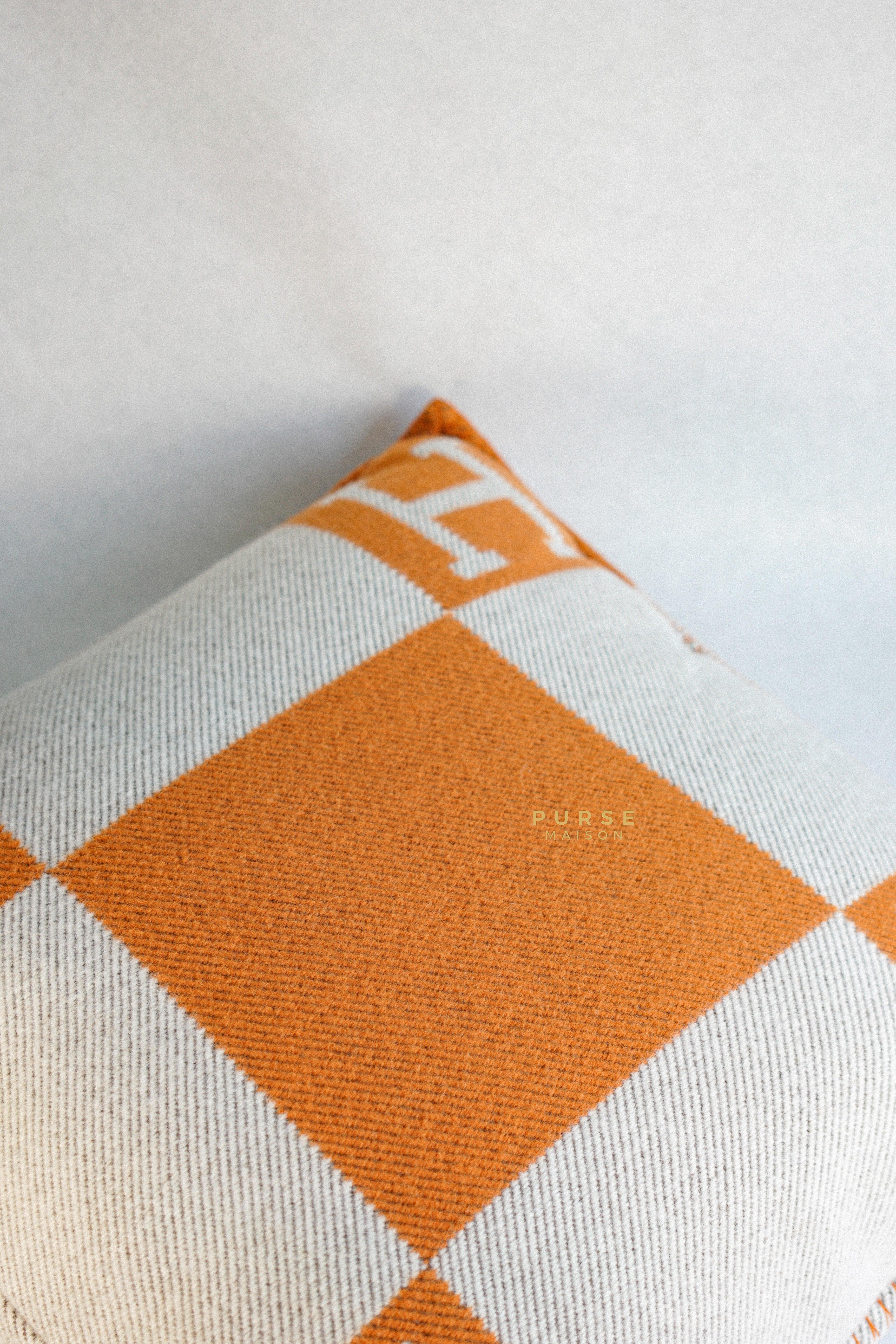 Hermes Wool Cashmere Avalon Pillow | Purse Maison Luxury Bags Shop