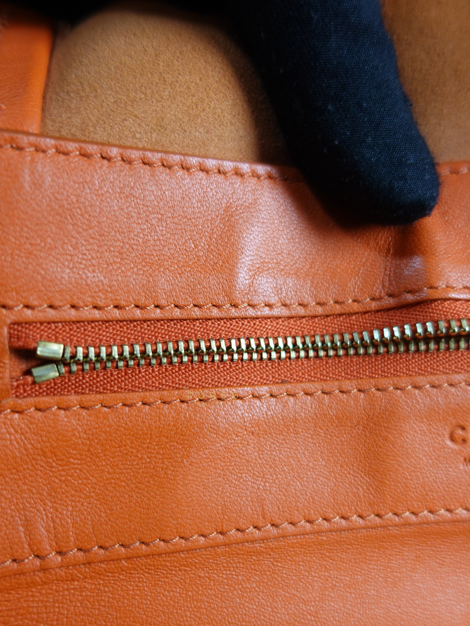 Horizontal Cabas Tote Bag Large in Orange & Red | Purse Maison Luxury Bags Shop