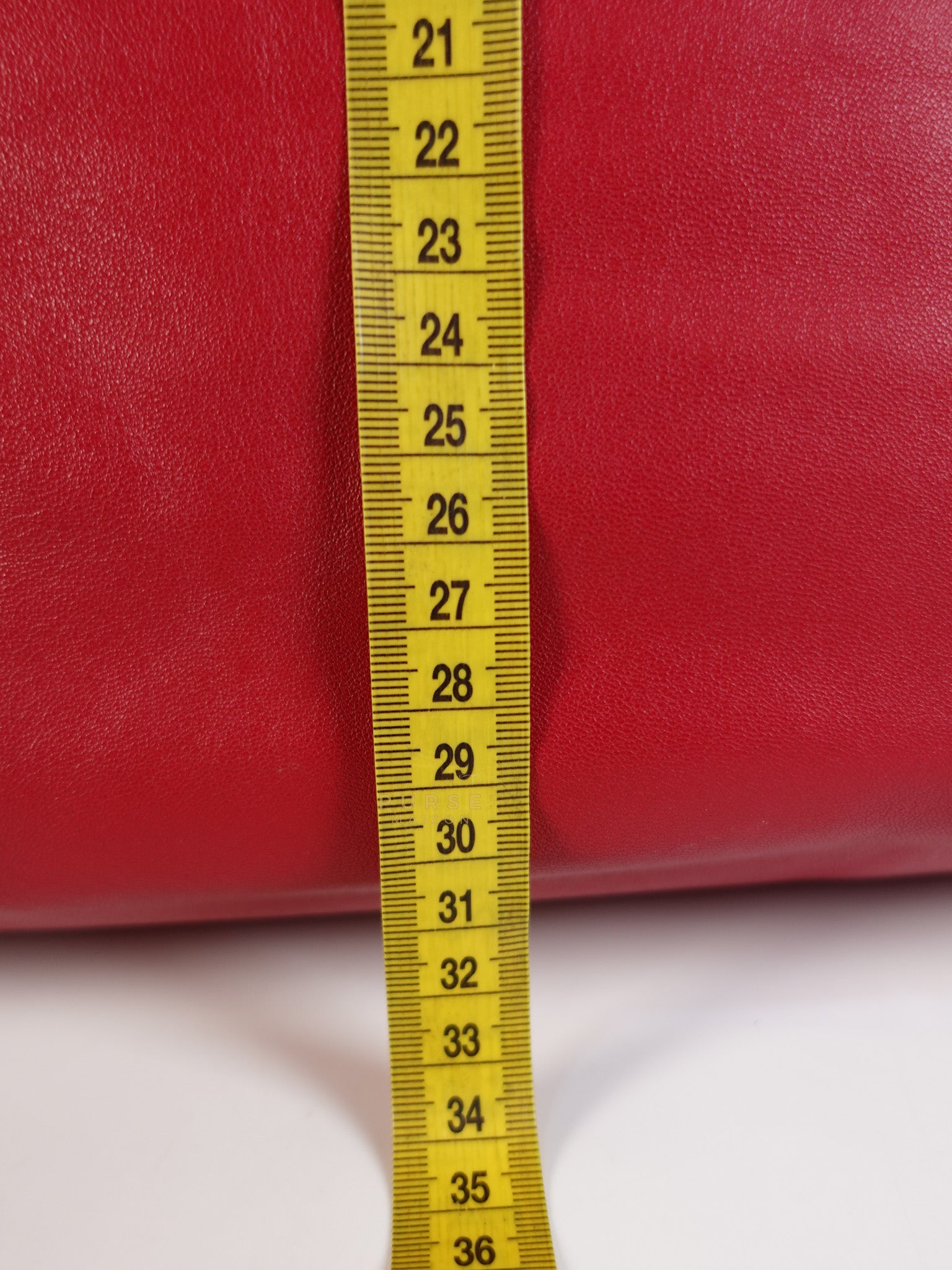 Horizontal Cabas Tote Bag Large in Orange & Red | Purse Maison Luxury Bags Shop