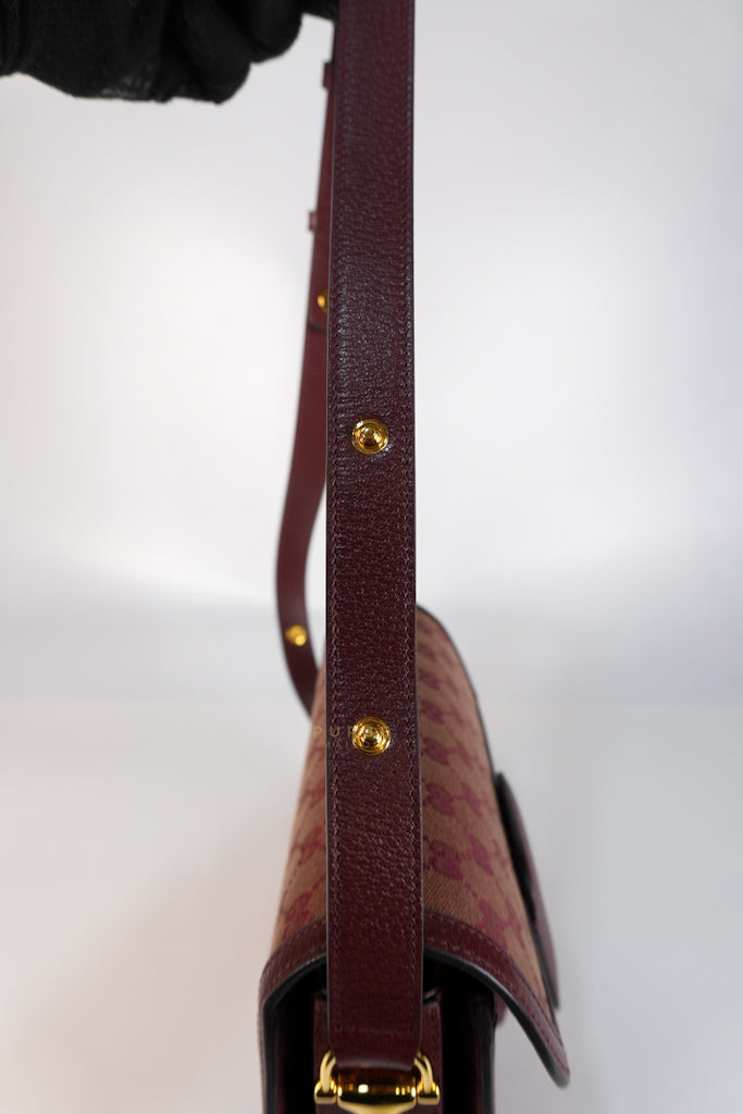 Horsebit 1955 in Bordeaux Supreme Canvas Leather | Purse Maison Luxury Bags Shop