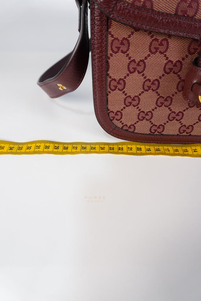 Horsebit 1955 in Bordeaux Supreme Canvas Leather | Purse Maison Luxury Bags Shop