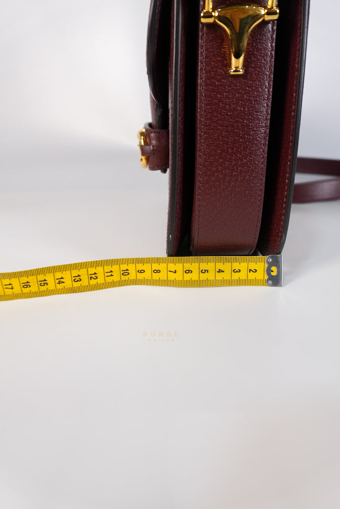 Horsebit 1955 in Bordeaux Supreme Canvas Leather | Purse Maison Luxury Bags Shop