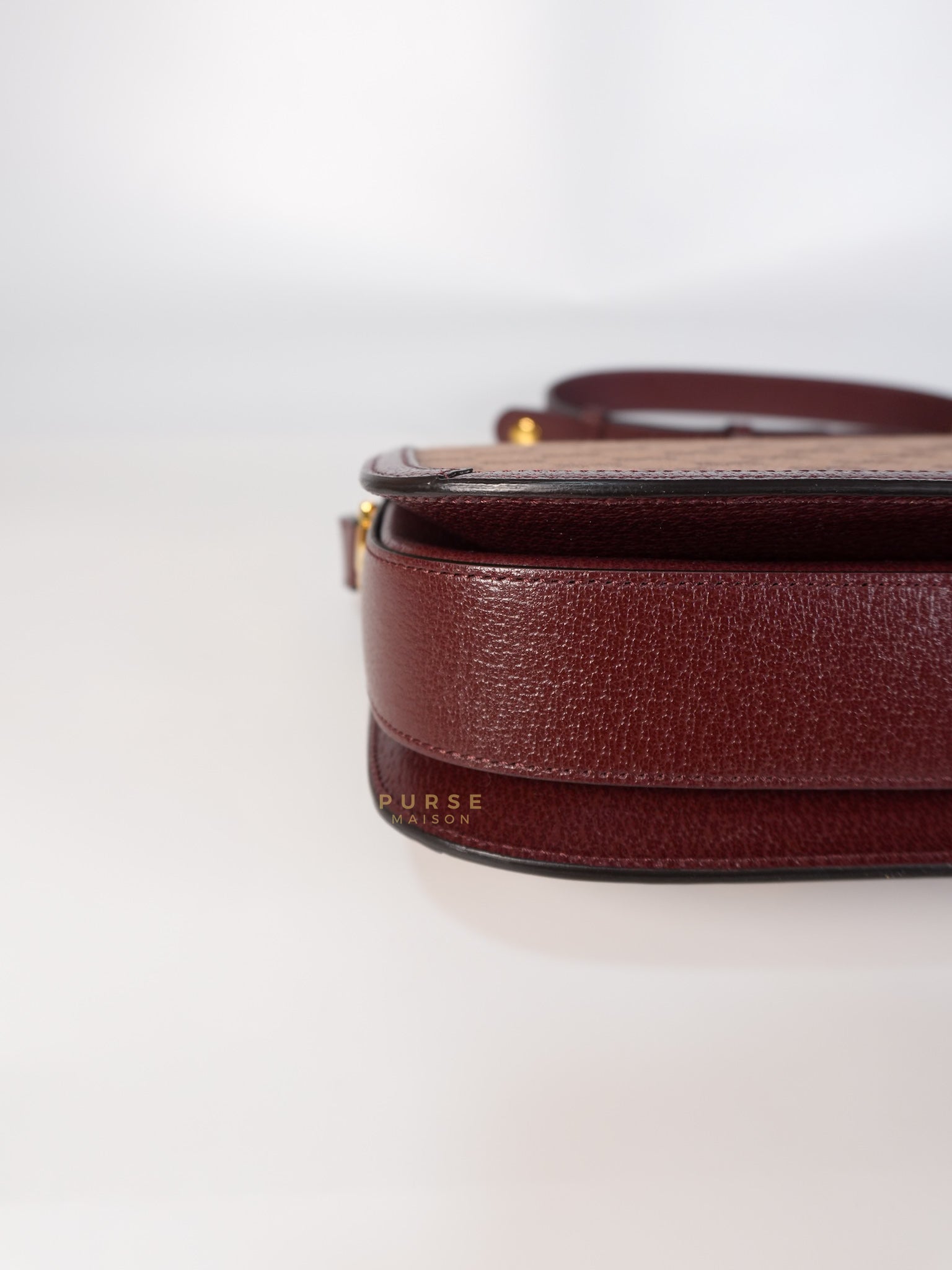 Horsebit 1955 in Bordeaux Supreme Canvas Leather | Purse Maison Luxury Bags Shop