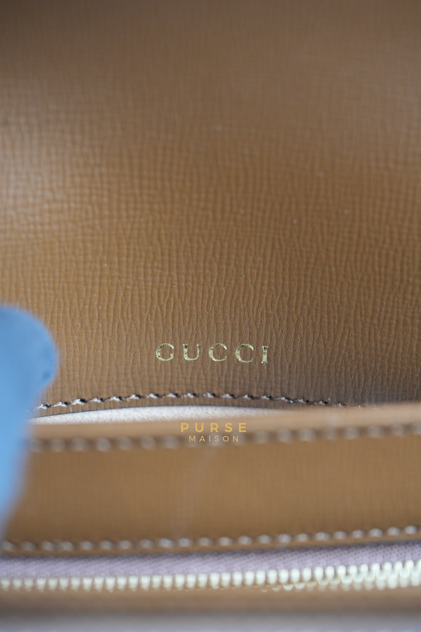 Horsebit 1955 in Brown Supreme Canvas Leather | Purse Maison Luxury Bags Shop