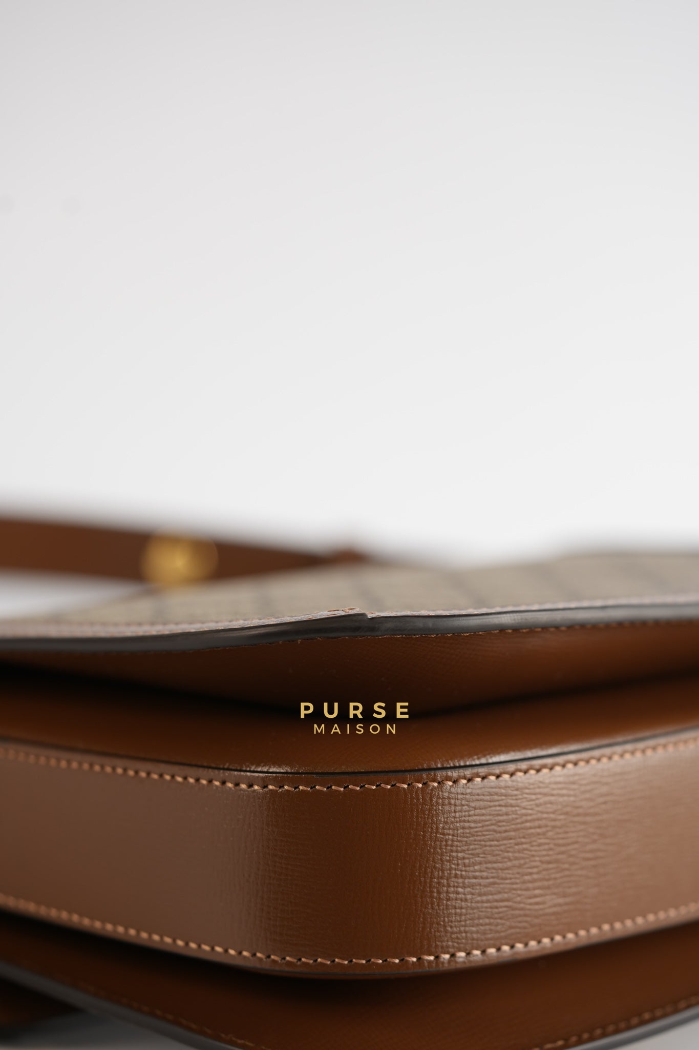 Horsebit 1955 in Brown Supreme Canvas Leather | Purse Maison Luxury Bags Shop