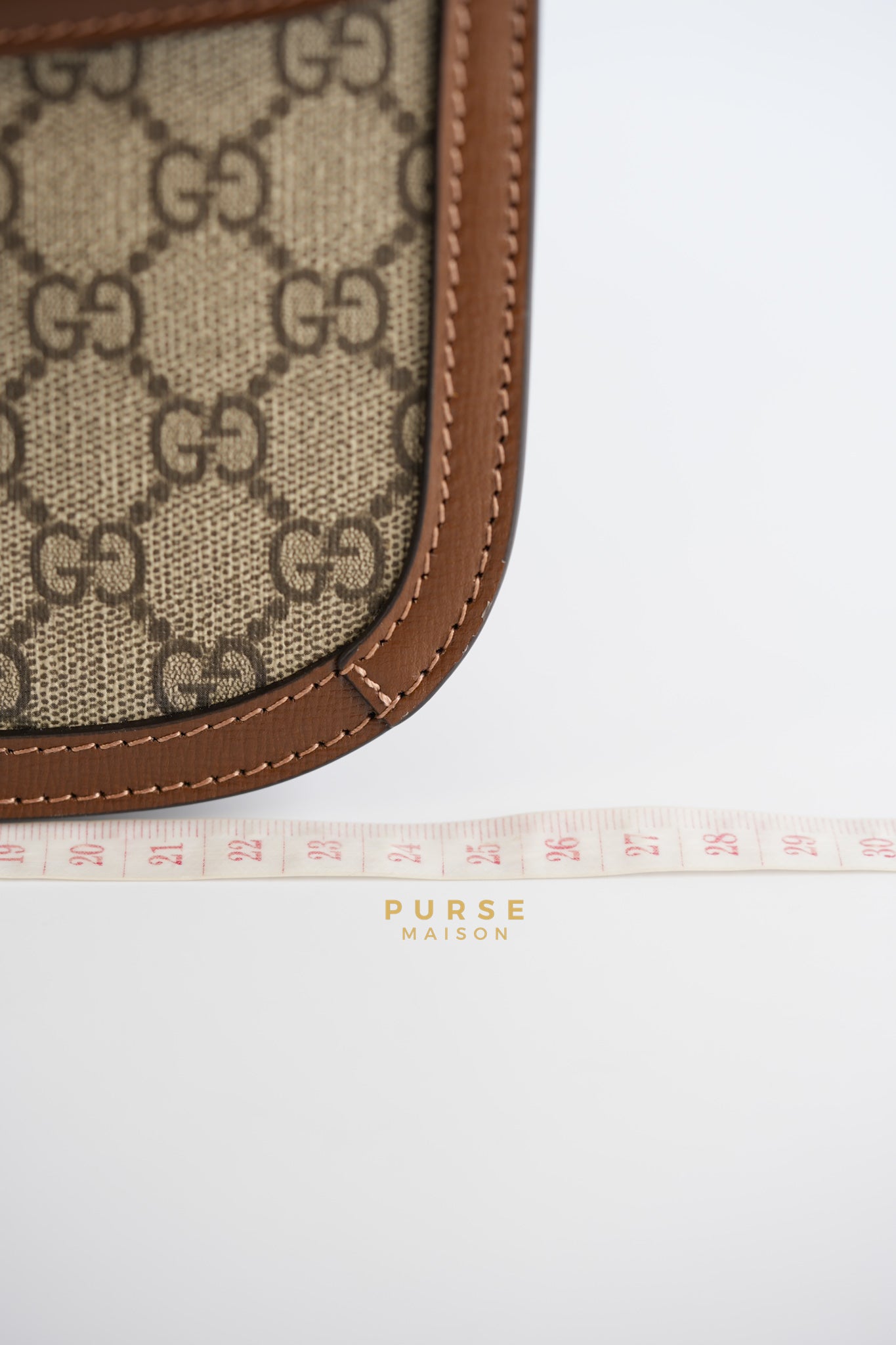 Horsebit 1955 in Brown Supreme Canvas Leather | Purse Maison Luxury Bags Shop