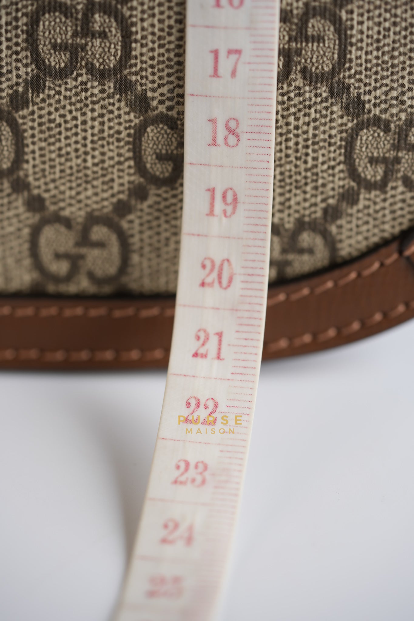 Horsebit 1955 in Brown Supreme Canvas Leather | Purse Maison Luxury Bags Shop