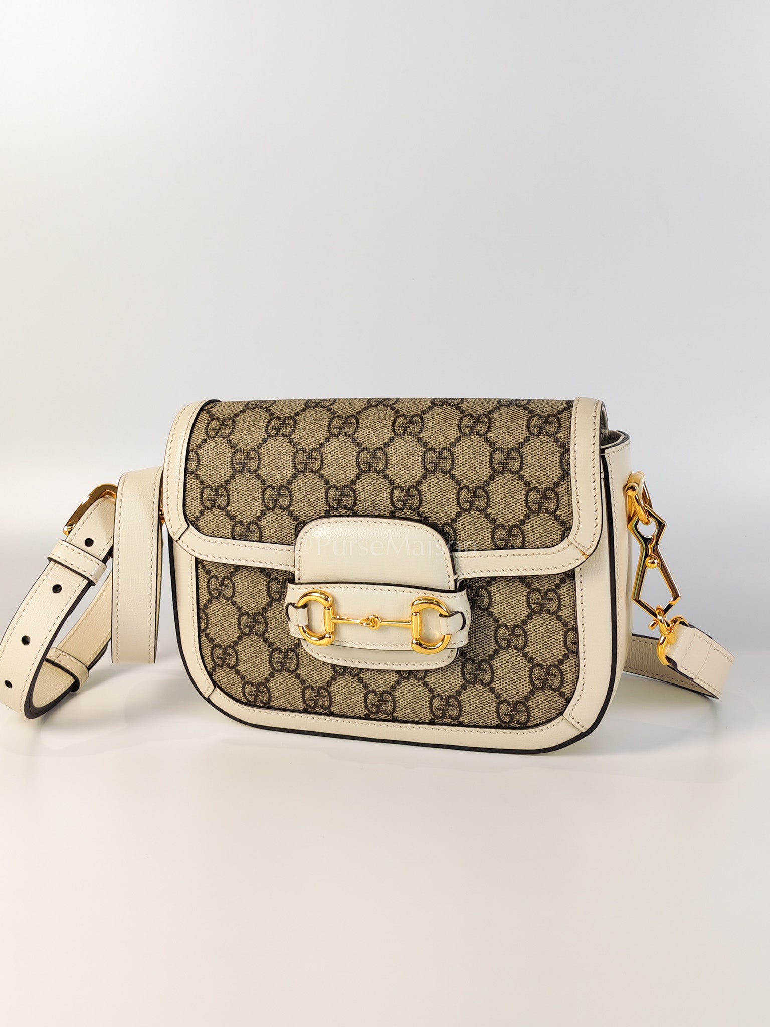 Horsebit 1955 Mini Sling Bag in GG Supreme Coated Canvas | Purse Maison Luxury Bags Shop