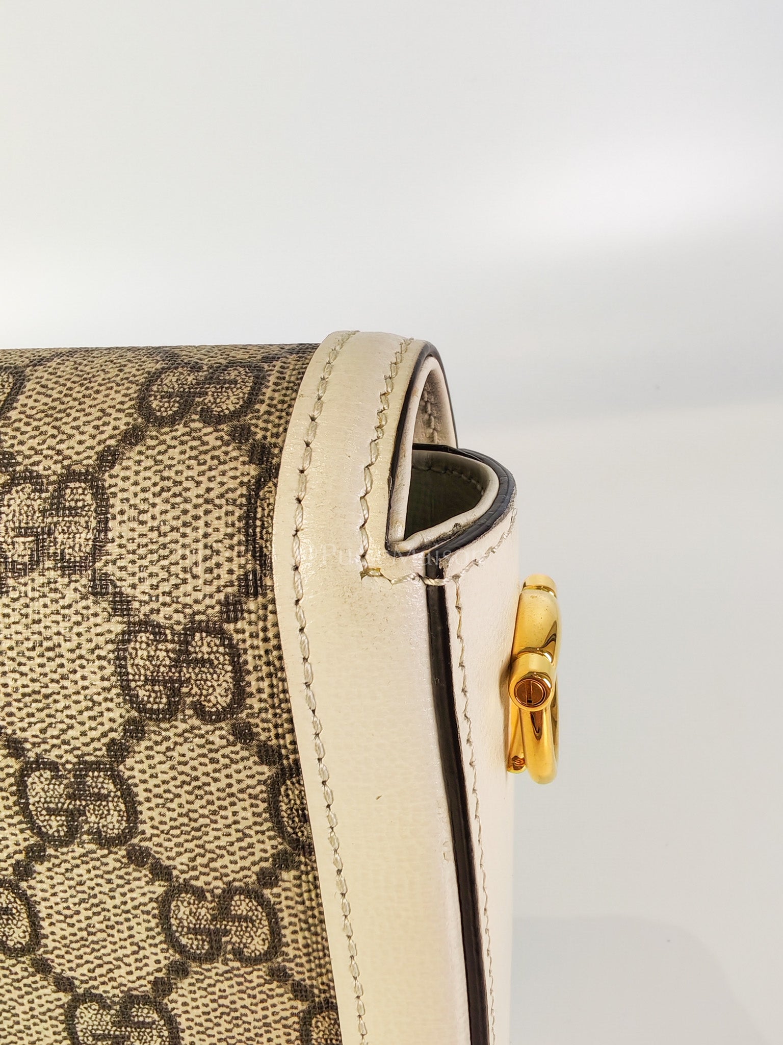 Horsebit 1955 Mini Sling Bag in GG Supreme Coated Canvas | Purse Maison Luxury Bags Shop