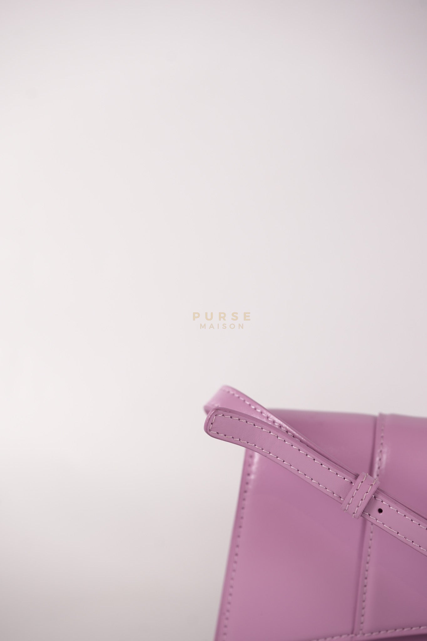 Hourglass Stretch in Light Purplish Pink in Smooth Calfskin Leather Shoulder Bag | Purse Maison Luxury Bags Shop