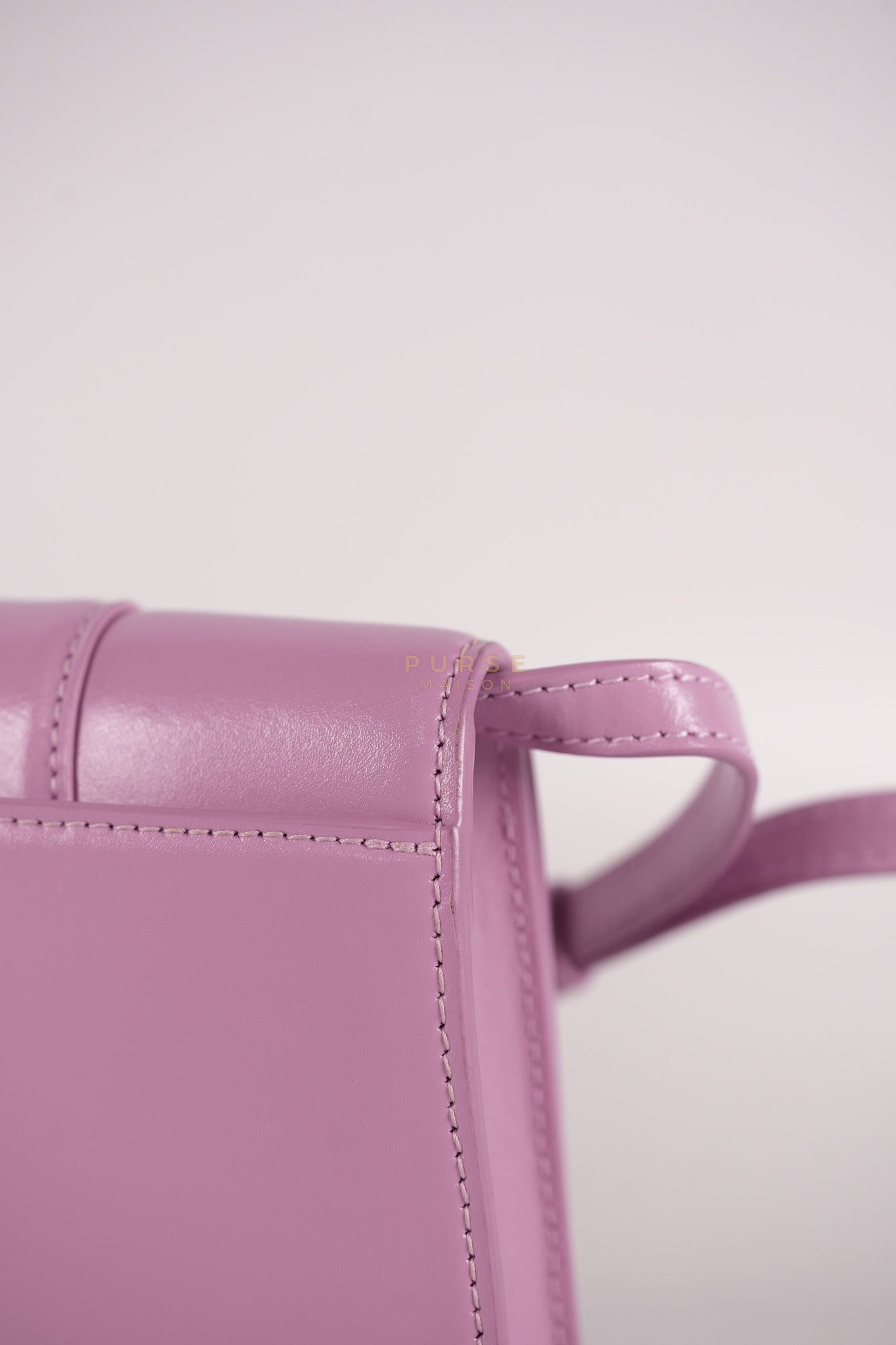 Hourglass Stretch in Light Purplish Pink in Smooth Calfskin Leather Shoulder Bag | Purse Maison Luxury Bags Shop