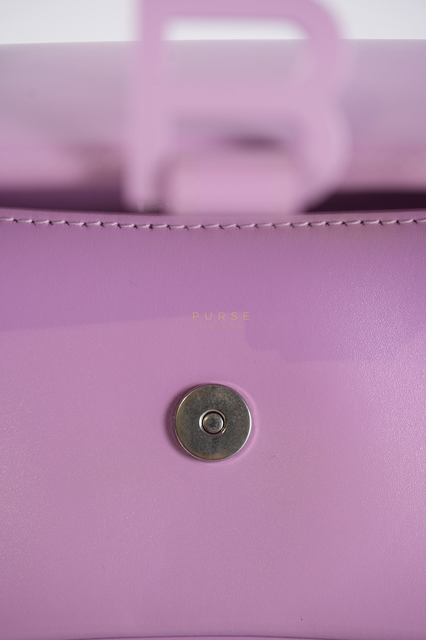 Hourglass Stretch in Light Purplish Pink in Smooth Calfskin Leather Shoulder Bag | Purse Maison Luxury Bags Shop