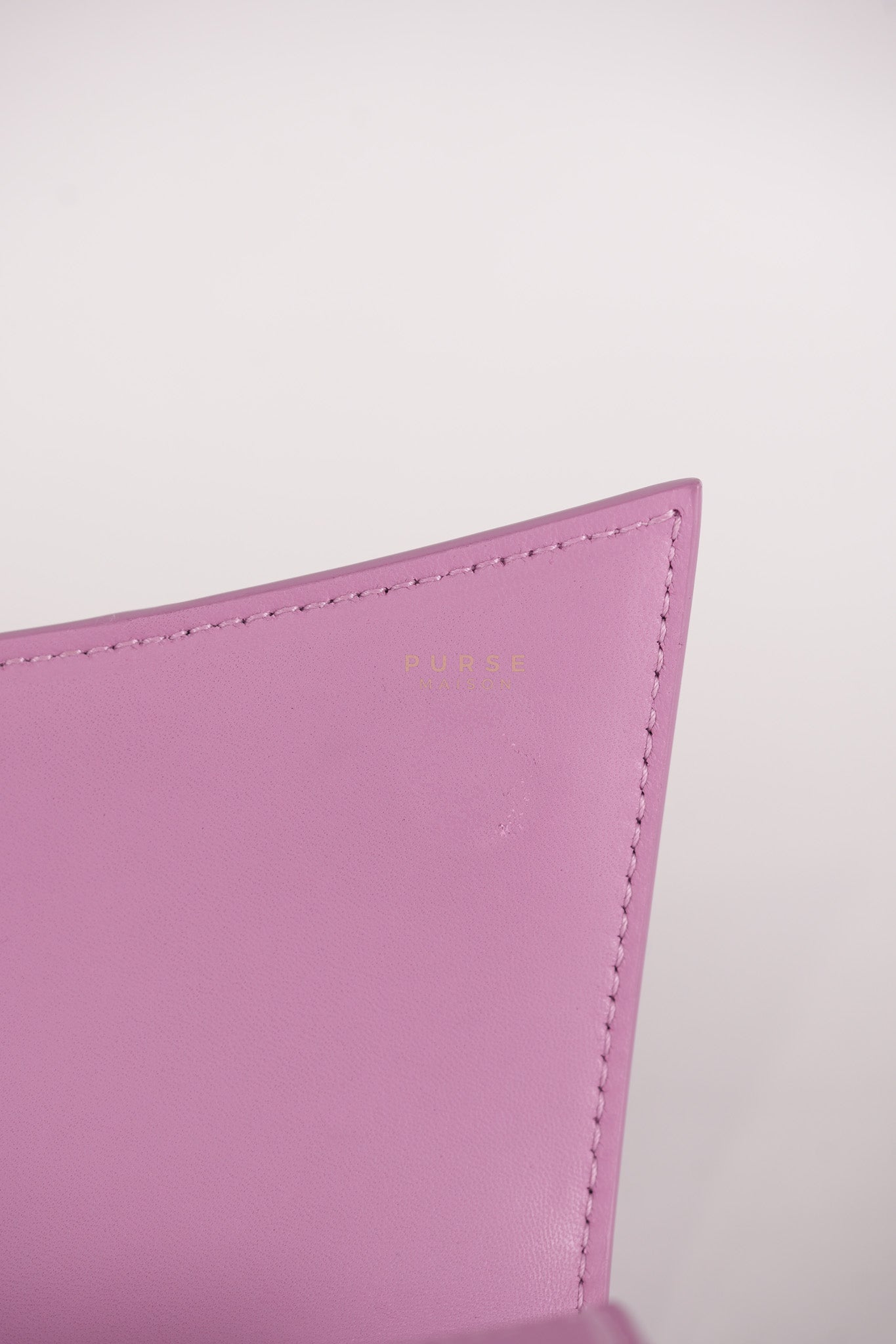 Hourglass Stretch in Light Purplish Pink in Smooth Calfskin Leather Shoulder Bag | Purse Maison Luxury Bags Shop
