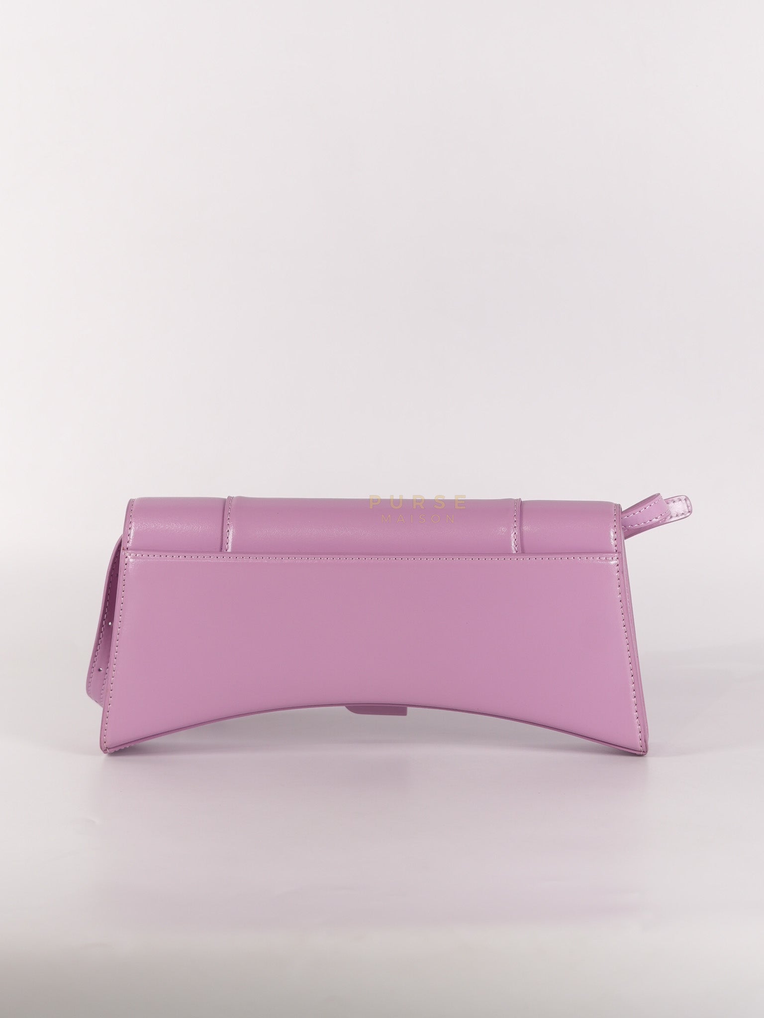Hourglass Stretch in Light Purplish Pink in Smooth Calfskin Leather Shoulder Bag | Purse Maison Luxury Bags Shop