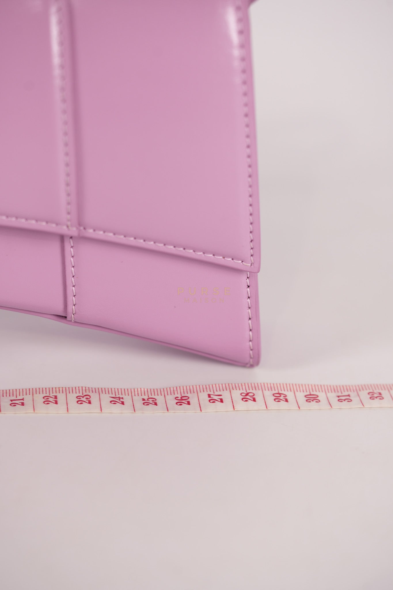 Hourglass Stretch in Light Purplish Pink in Smooth Calfskin Leather Shoulder Bag | Purse Maison Luxury Bags Shop