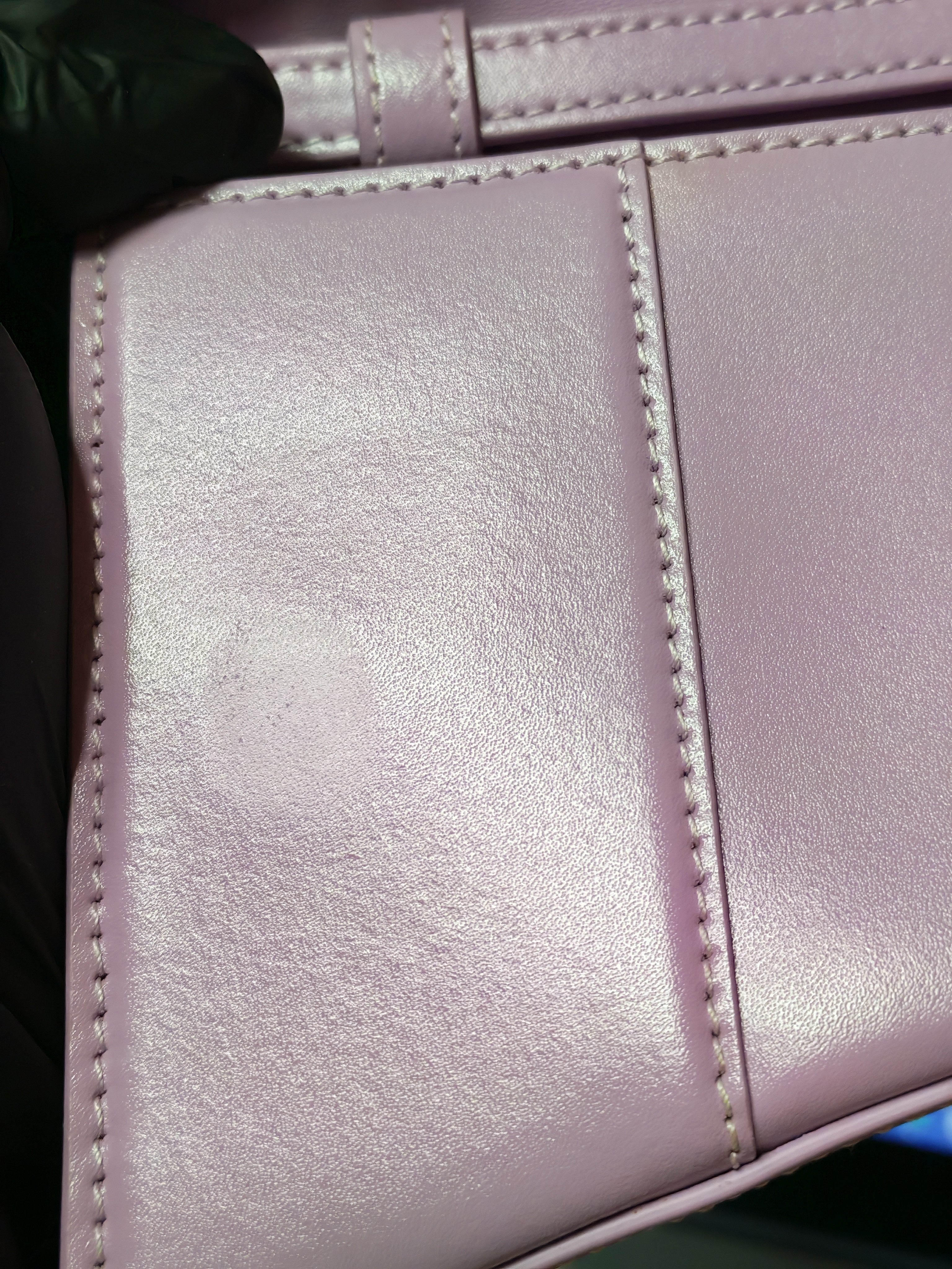 Hourglass Stretch in Light Purplish Pink in Smooth Calfskin Leather Shoulder Bag | Purse Maison Luxury Bags Shop
