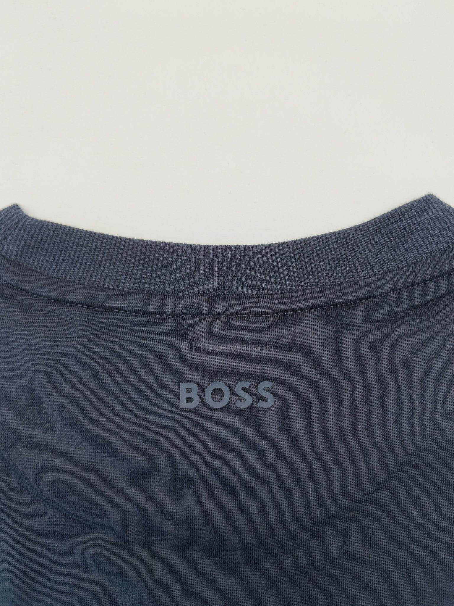 Hugo Boss Jersey Cotton T-Shirt in Dark Blue for Men Size M | Purse Maison Luxury Bags Shop