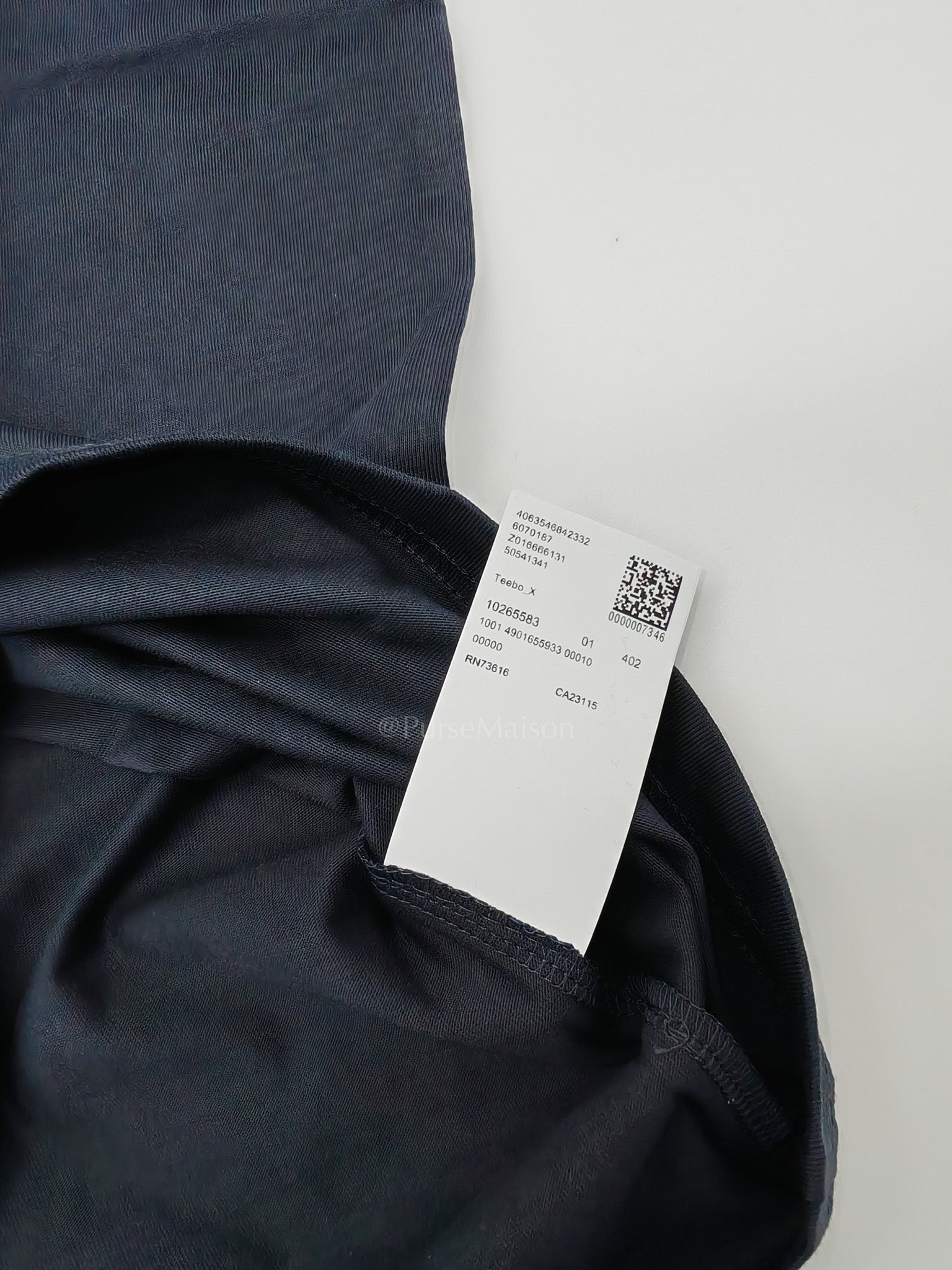 Hugo Boss Jersey Cotton T-Shirt in Dark Blue for Men Size M | Purse Maison Luxury Bags Shop