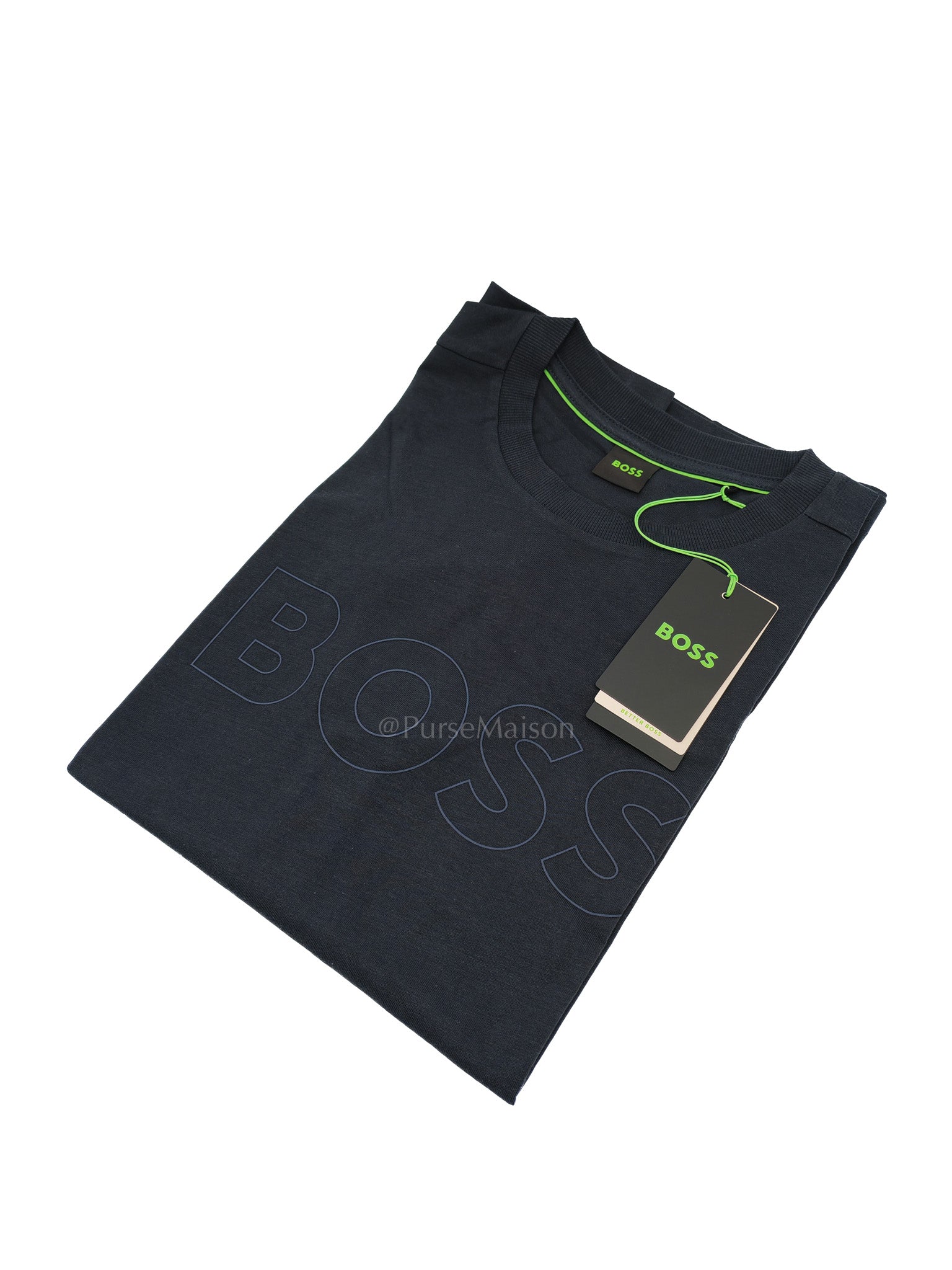 Jersey Cotton T-Shirt in Navy Blue for Men Size L | Purse Maison Luxury Bags Shop