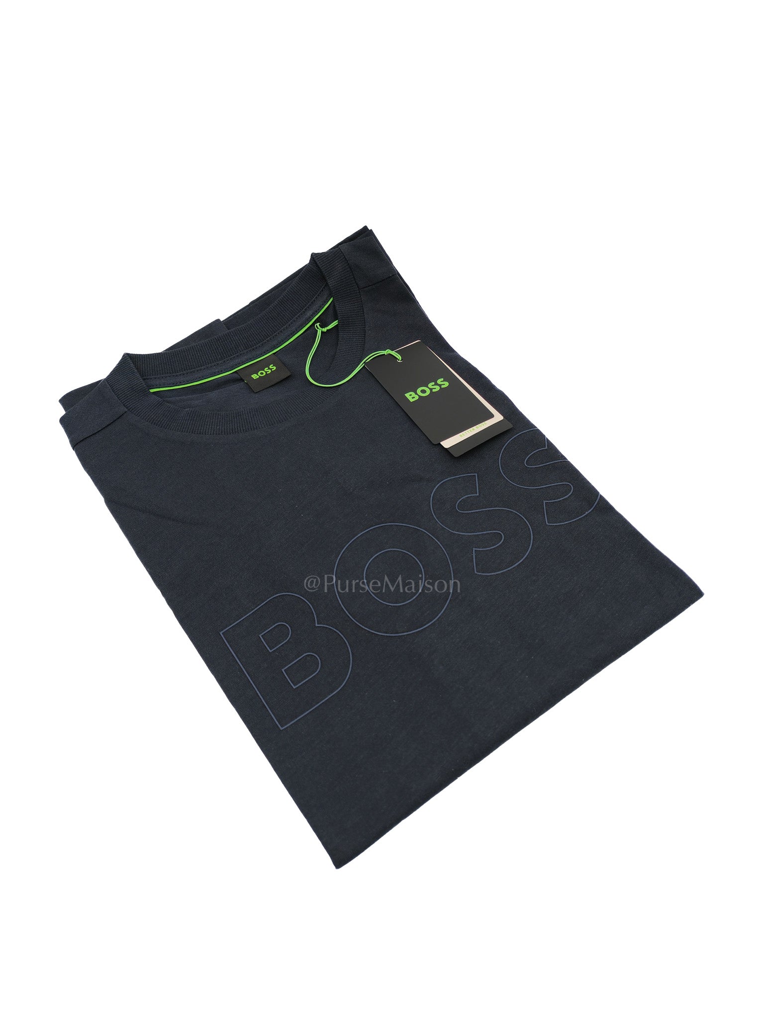 Jersey Cotton T-Shirt in Navy Blue for Men Size L | Purse Maison Luxury Bags Shop