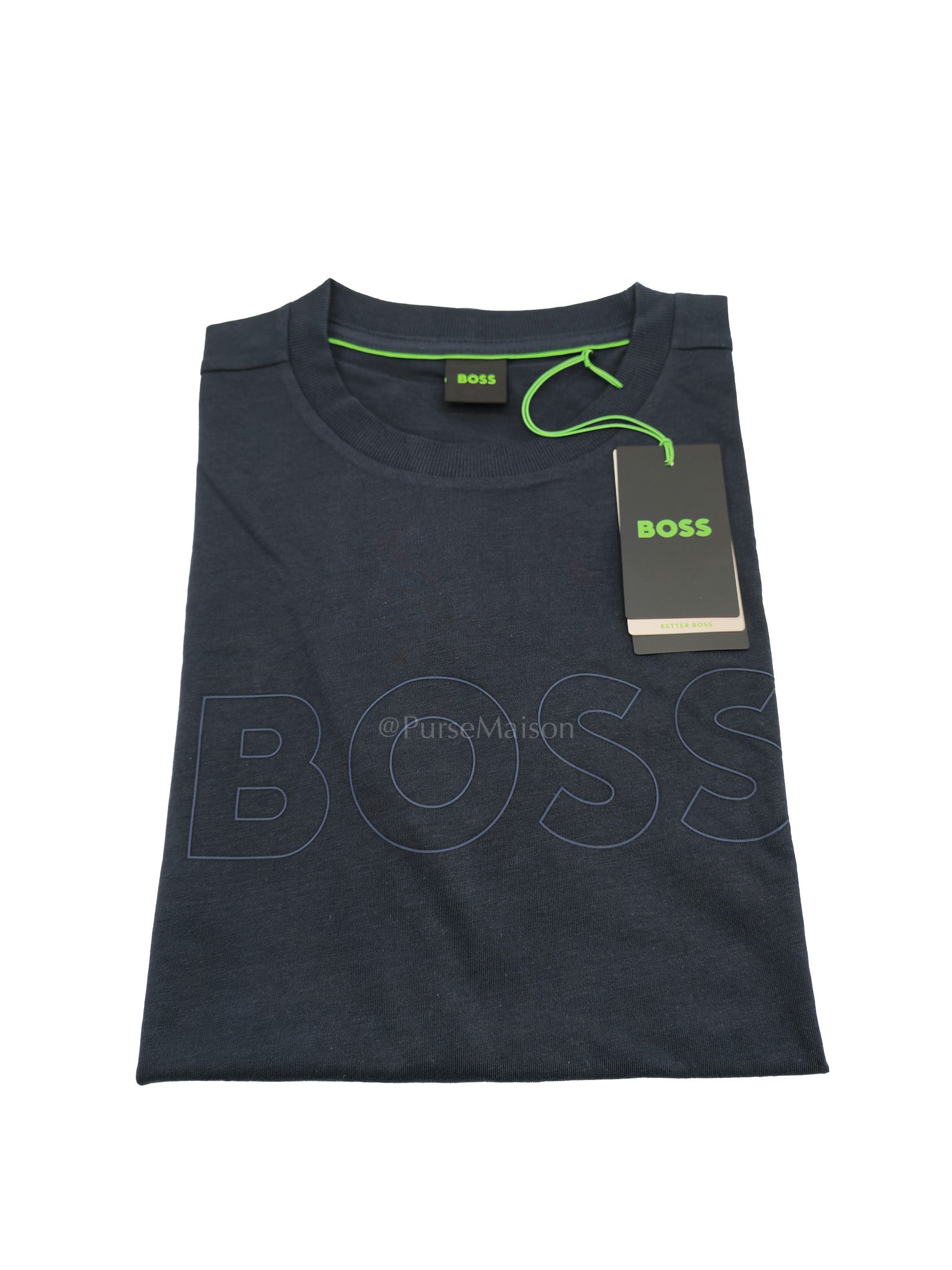 Jersey Cotton T-Shirt in Navy Blue for Men Size L | Purse Maison Luxury Bags Shop