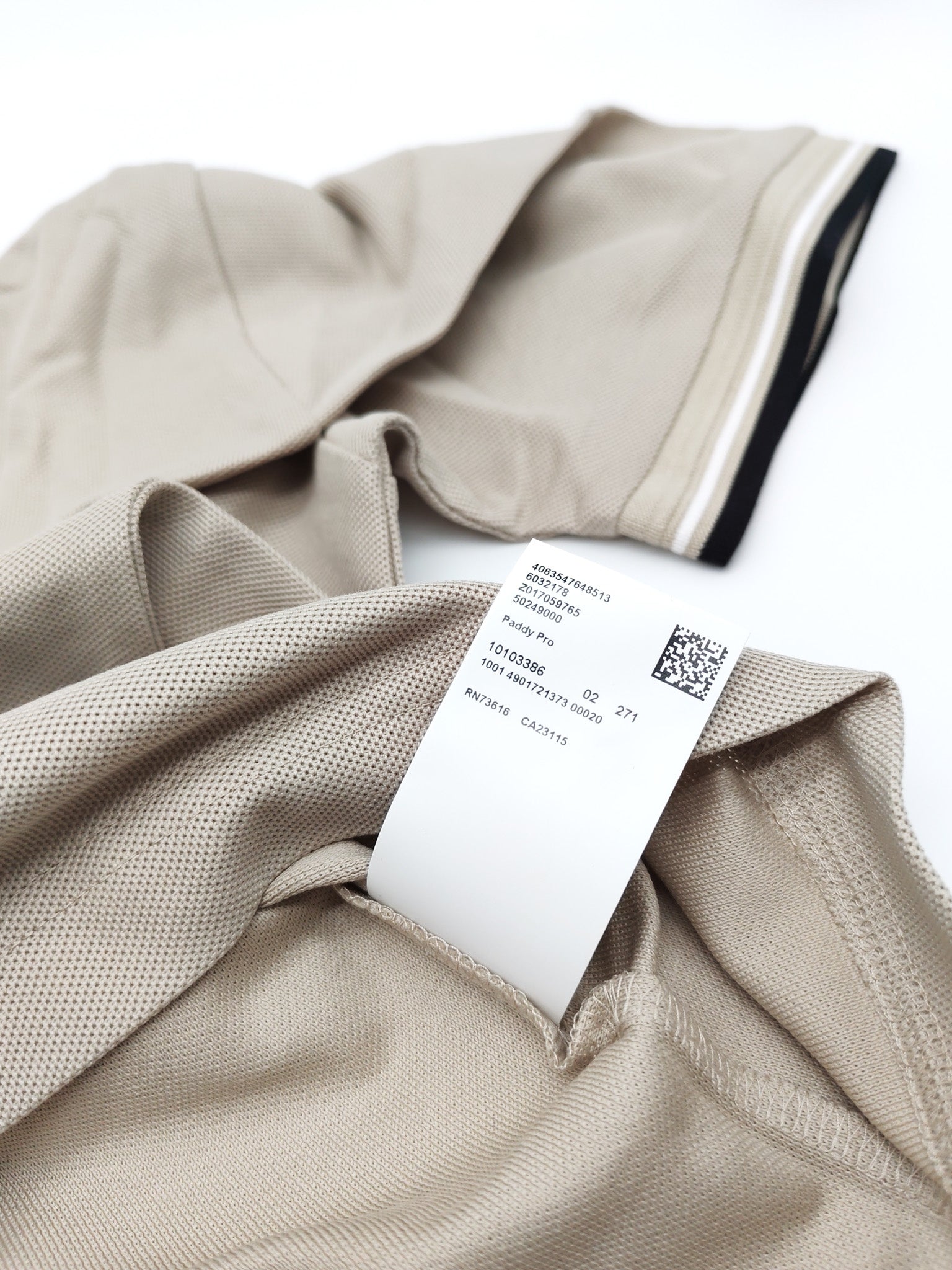 Jersey Polo Shirt in Light Beige for Men Size L | Purse Maison Luxury Bags Shop