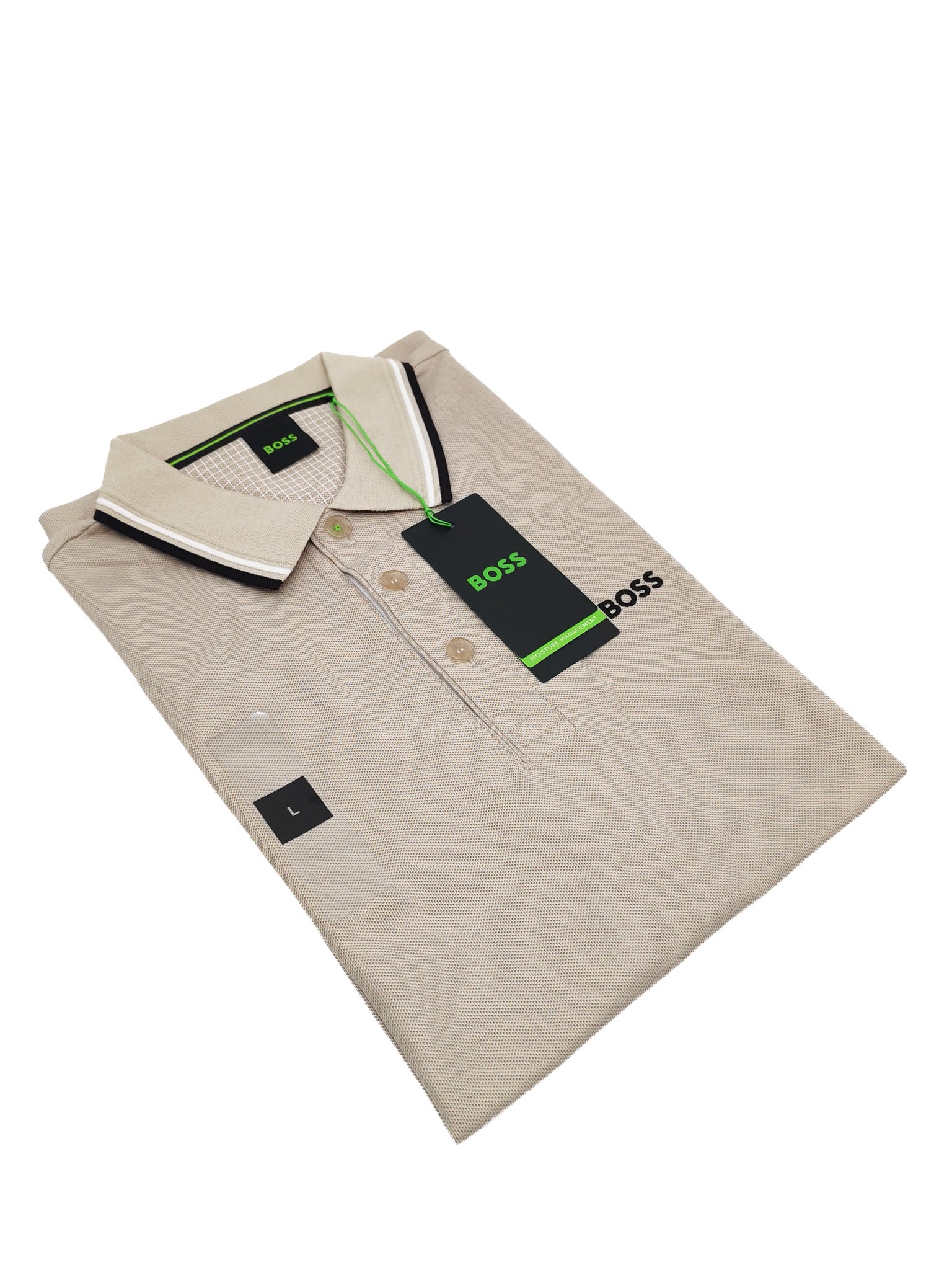 Jersey Polo Shirt in Light Beige for Men Size L | Purse Maison Luxury Bags Shop