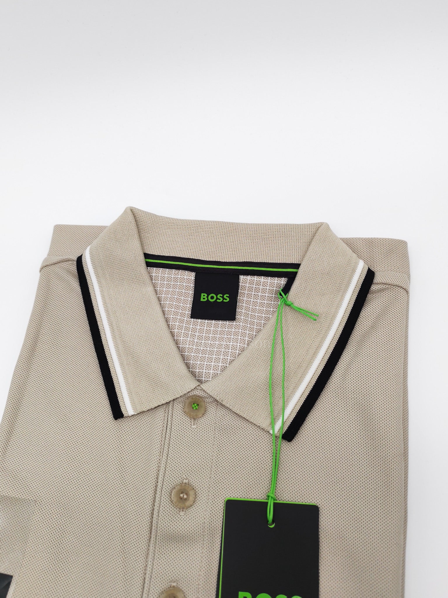 Jersey Polo Shirt in Light Beige for Men Size L | Purse Maison Luxury Bags Shop