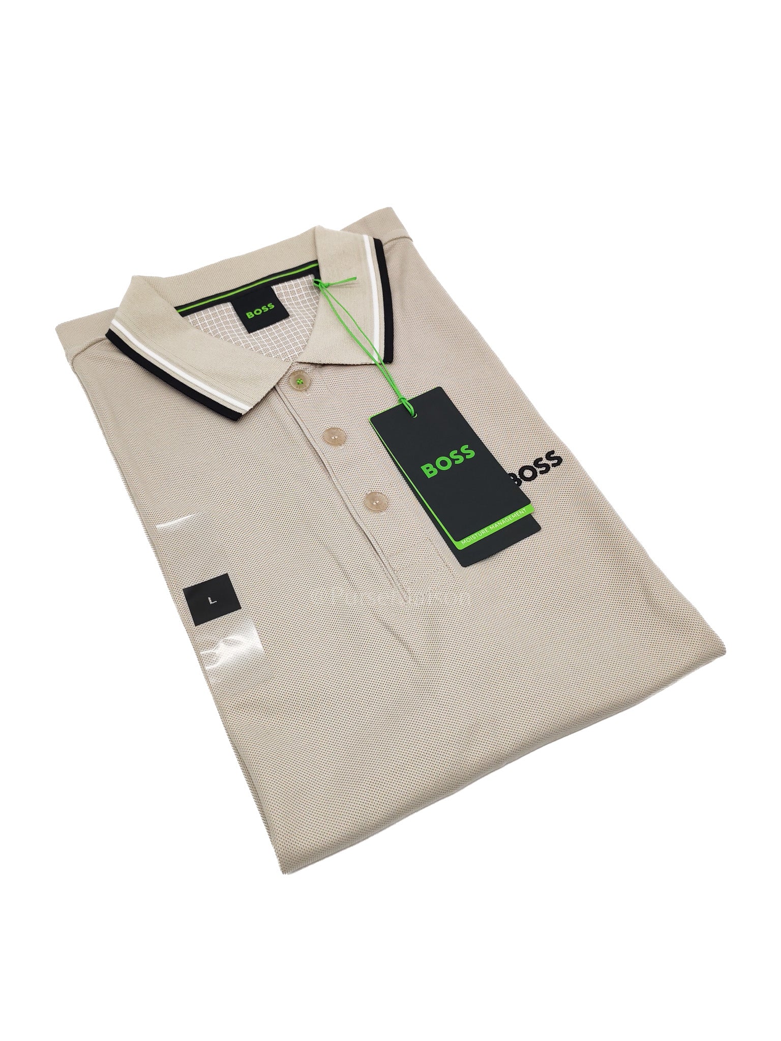 Jersey Polo Shirt in Light Beige for Men Size L | Purse Maison Luxury Bags Shop