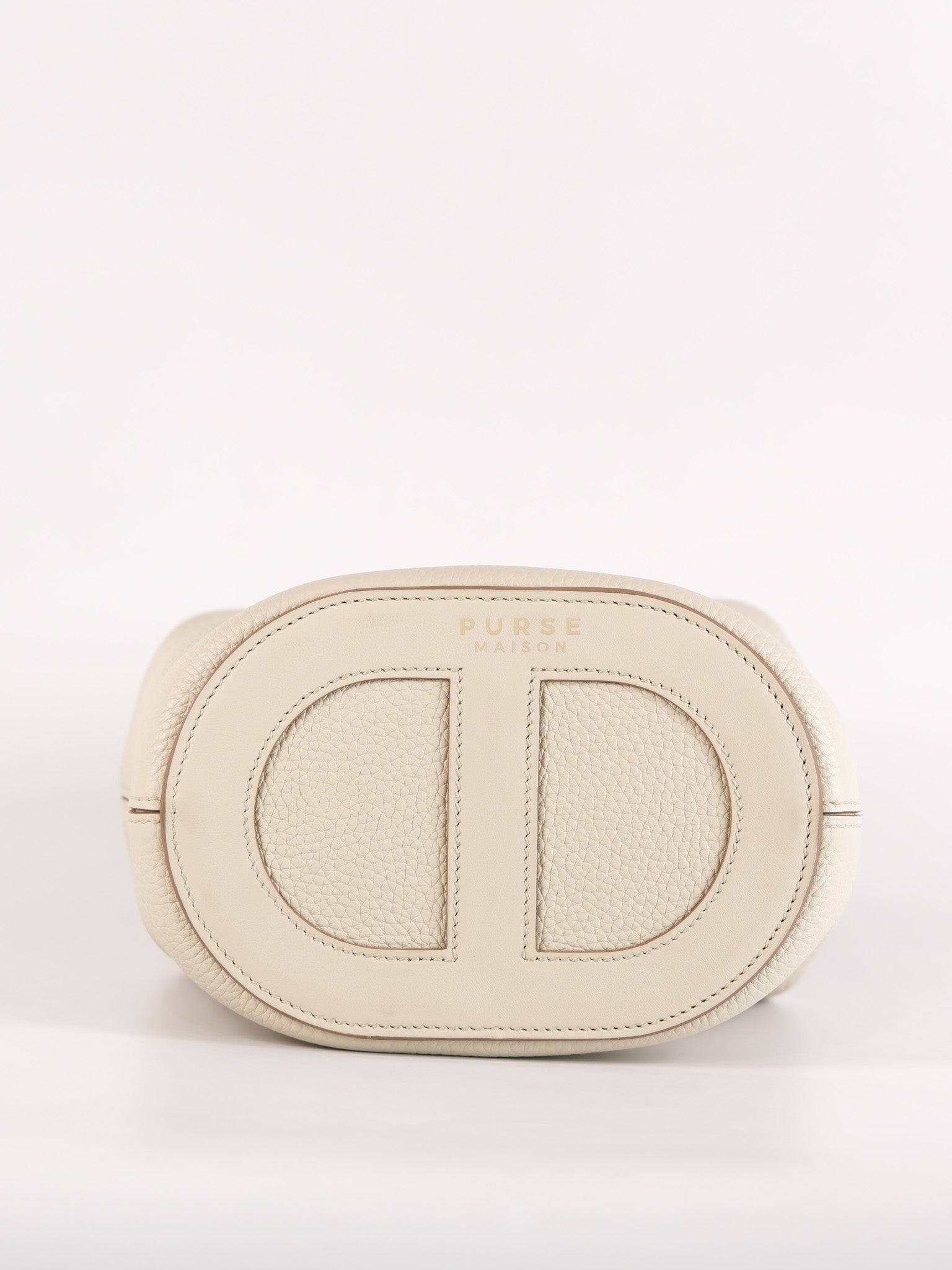In the Loop 18 in Beton Clemence Leather and Gold Hardware Stamp U (2022) | Purse Maison Luxury Bags Shop