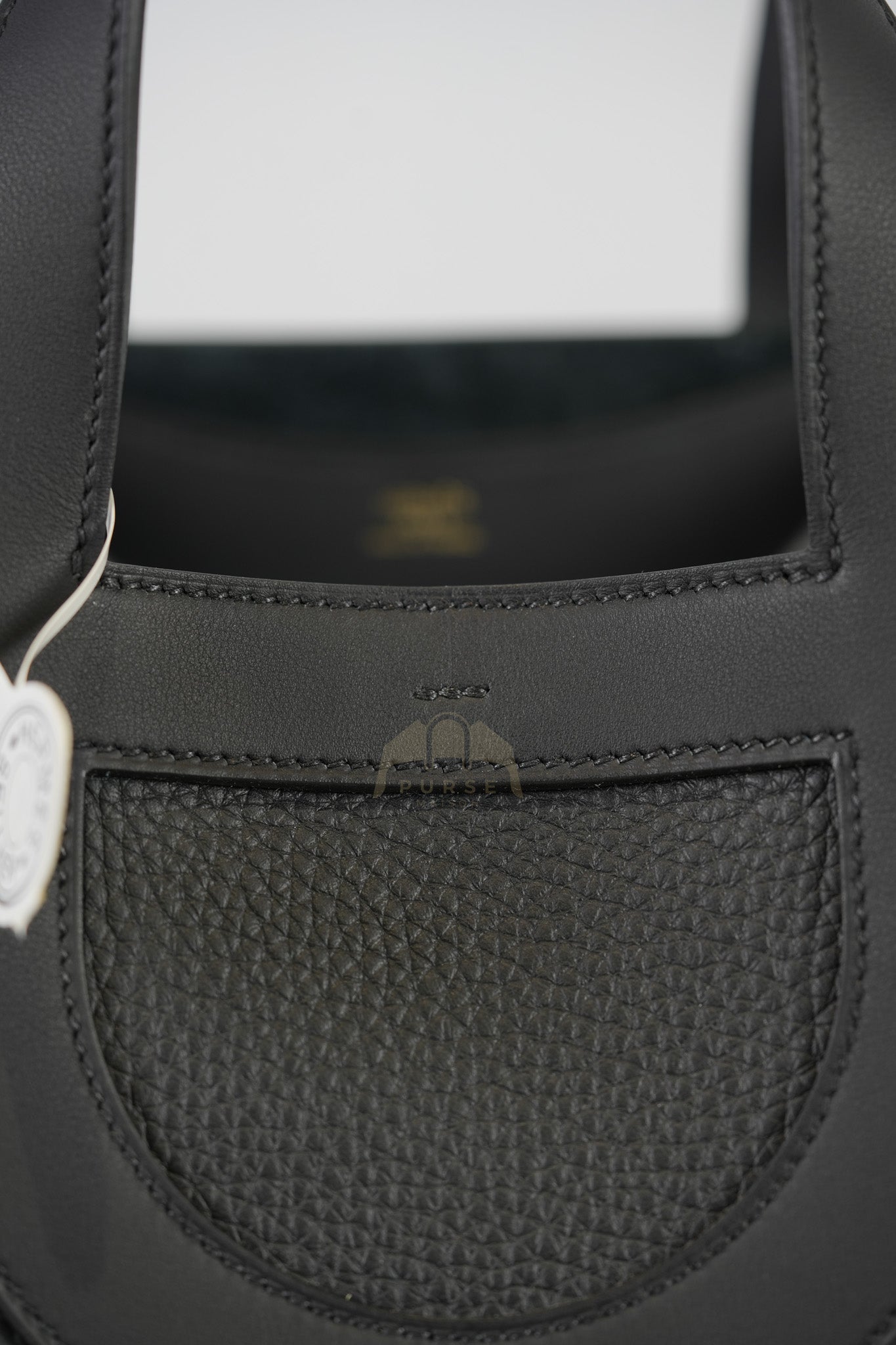 In The Loop 22 in Black Togo Leather and Palladium Hardware Stamp K (2025) | Purse Maison Luxury Bags Shop