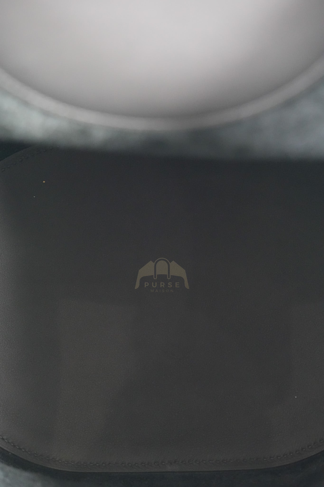 In The Loop 22 in Black Togo Leather and Palladium Hardware Stamp K (2025) | Purse Maison Luxury Bags Shop