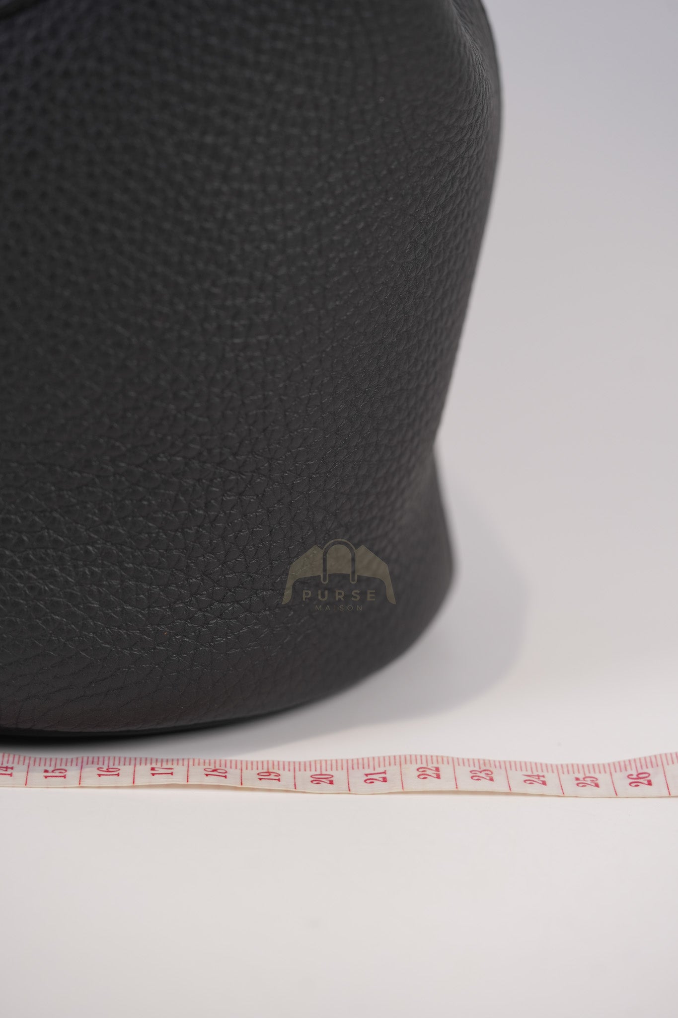 In The Loop 22 in Black Togo Leather and Palladium Hardware Stamp K (2025) | Purse Maison Luxury Bags Shop