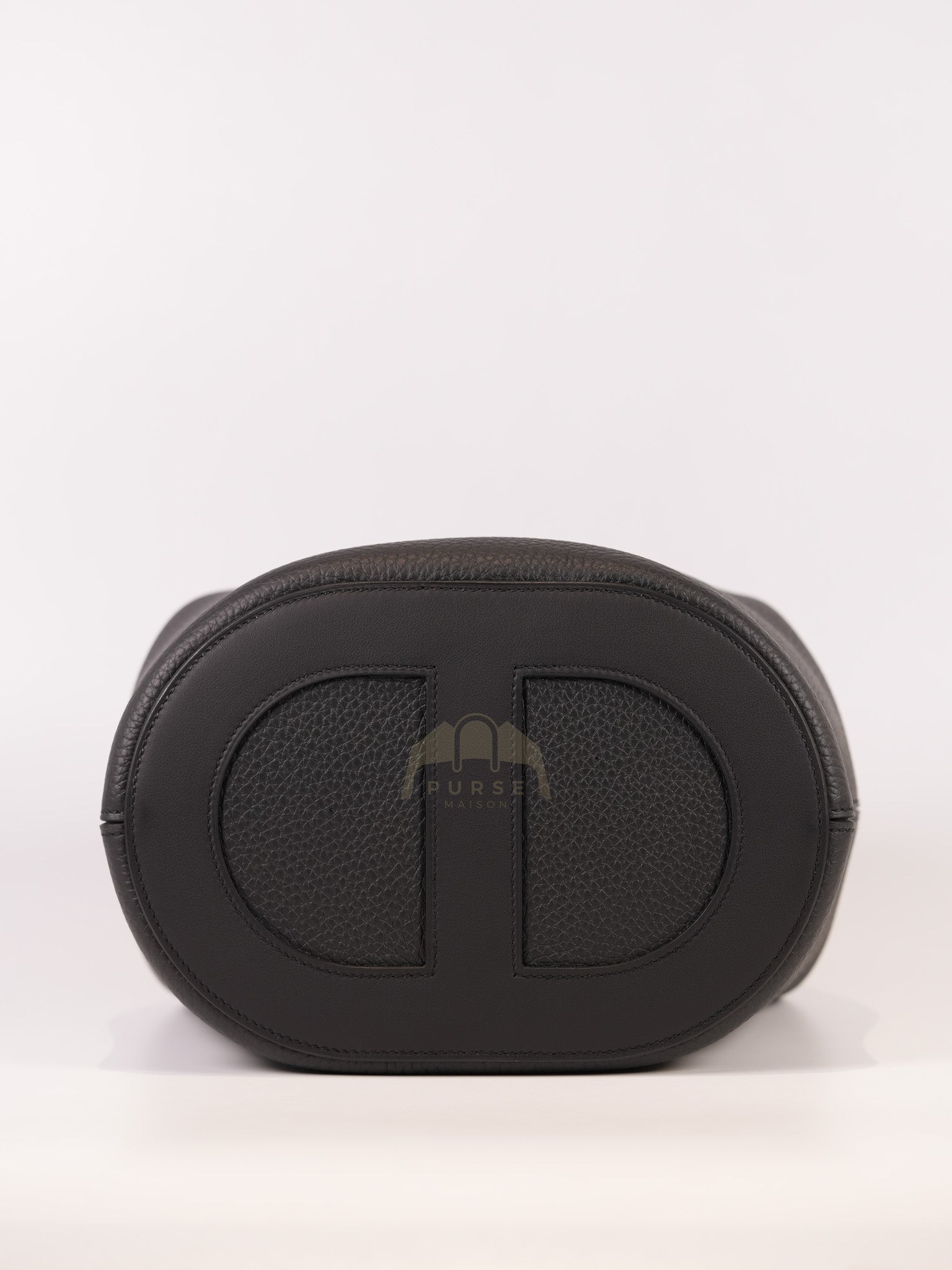 In The Loop 22 in Black Togo Leather and Palladium Hardware Stamp K (2025) | Purse Maison Luxury Bags Shop