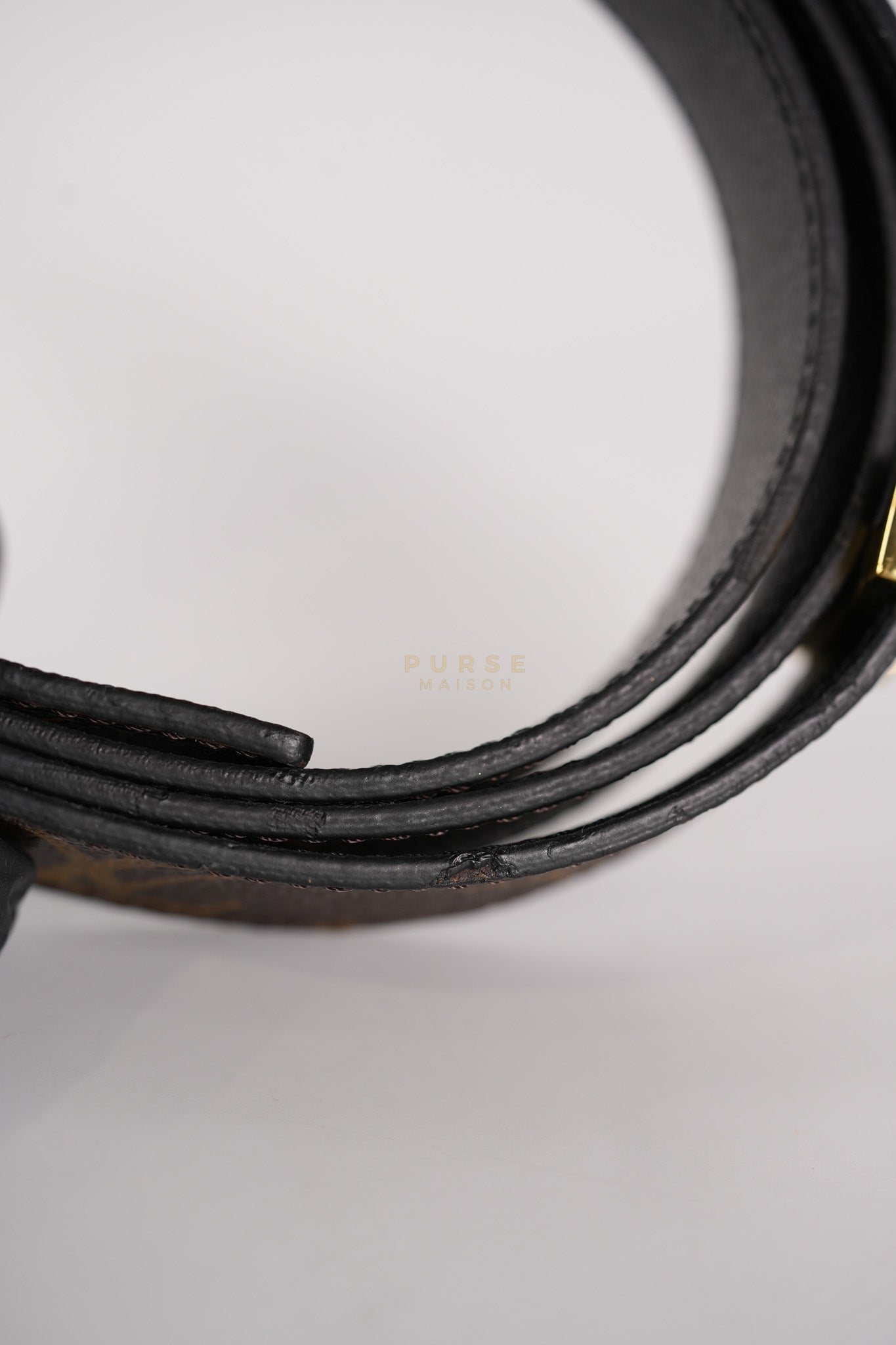 Initiales Monogram Reversible Belt Size 85 | Purse Maison Luxury Bags Shop