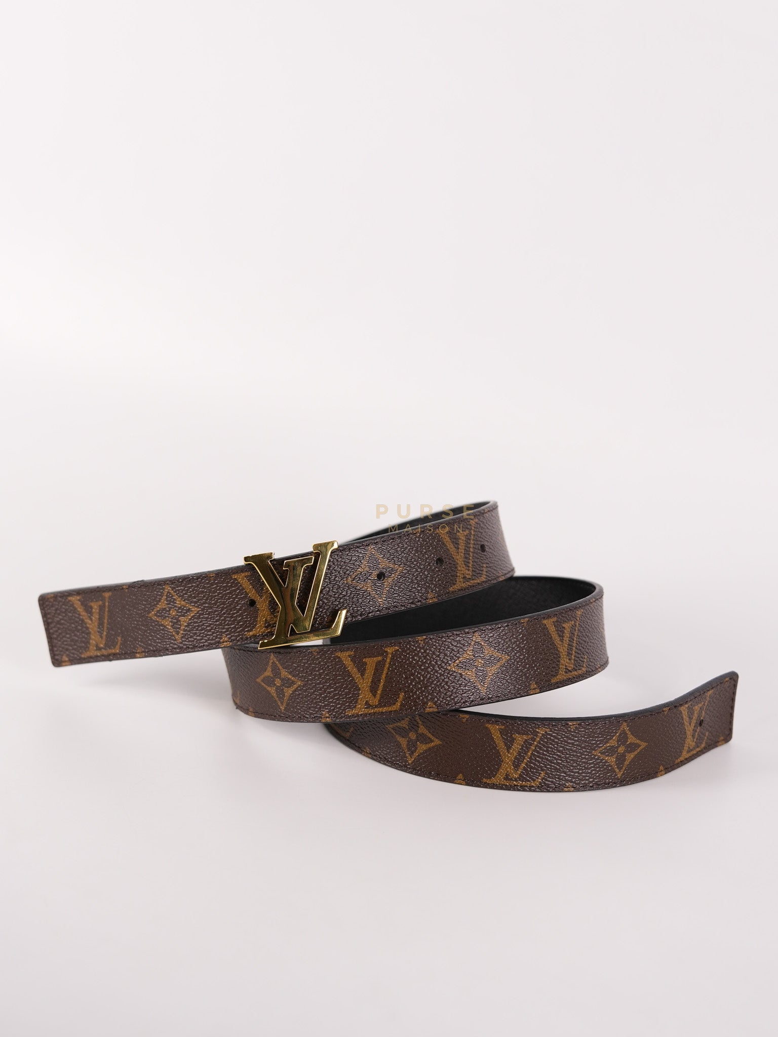 Initiales Monogram Reversible Belt Size 85 | Purse Maison Luxury Bags Shop