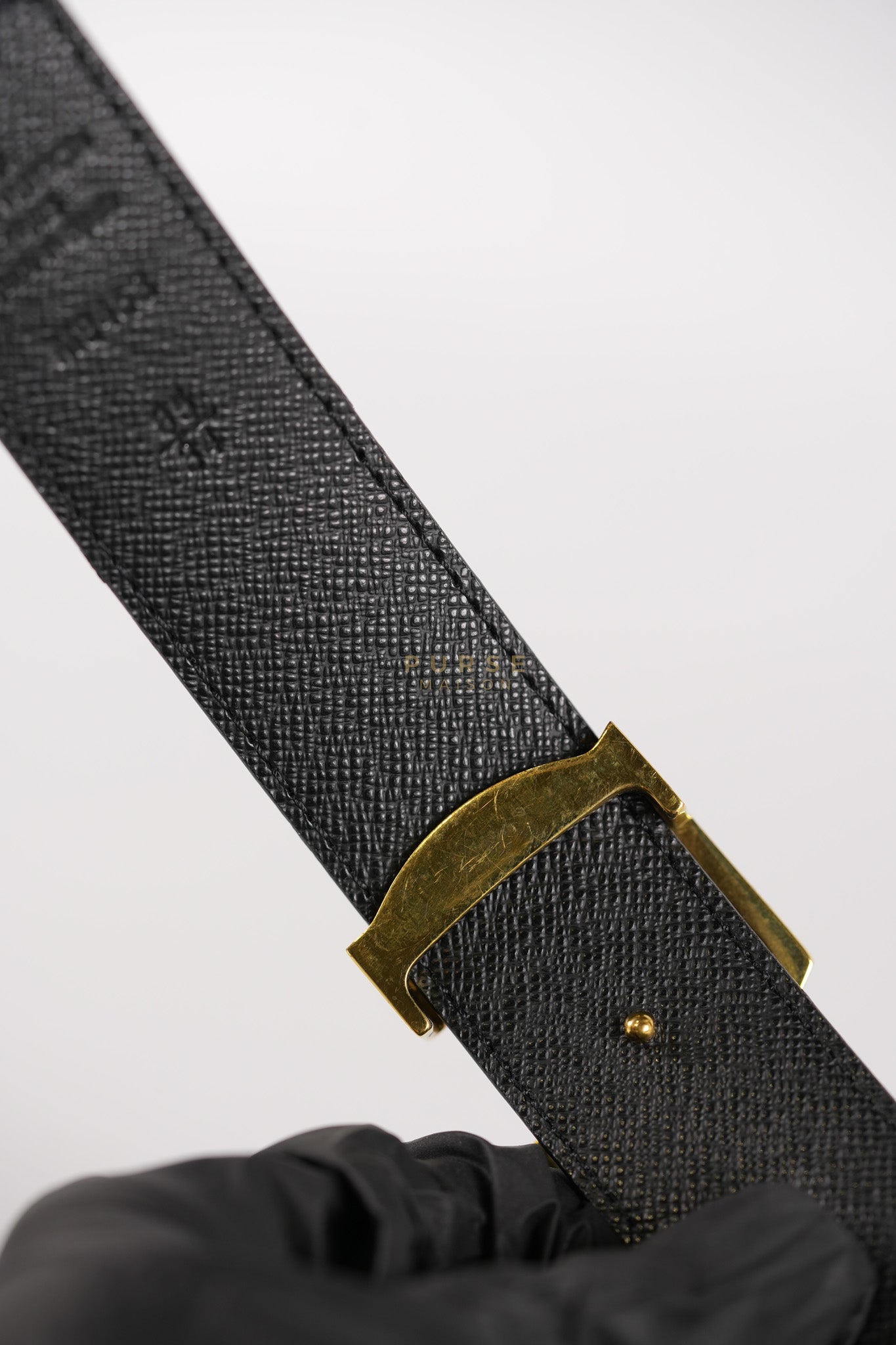 Initiales Monogram Reversible Belt Size 85 | Purse Maison Luxury Bags Shop