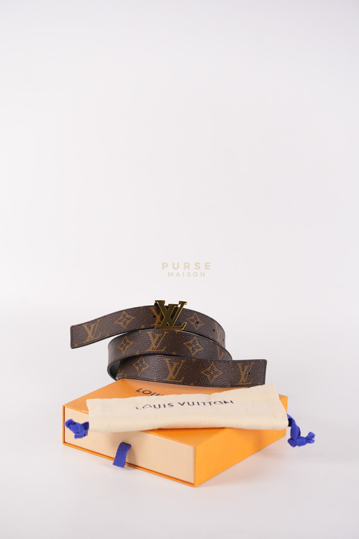 Initiales Monogram Reversible Belt Size 85 | Purse Maison Luxury Bags Shop