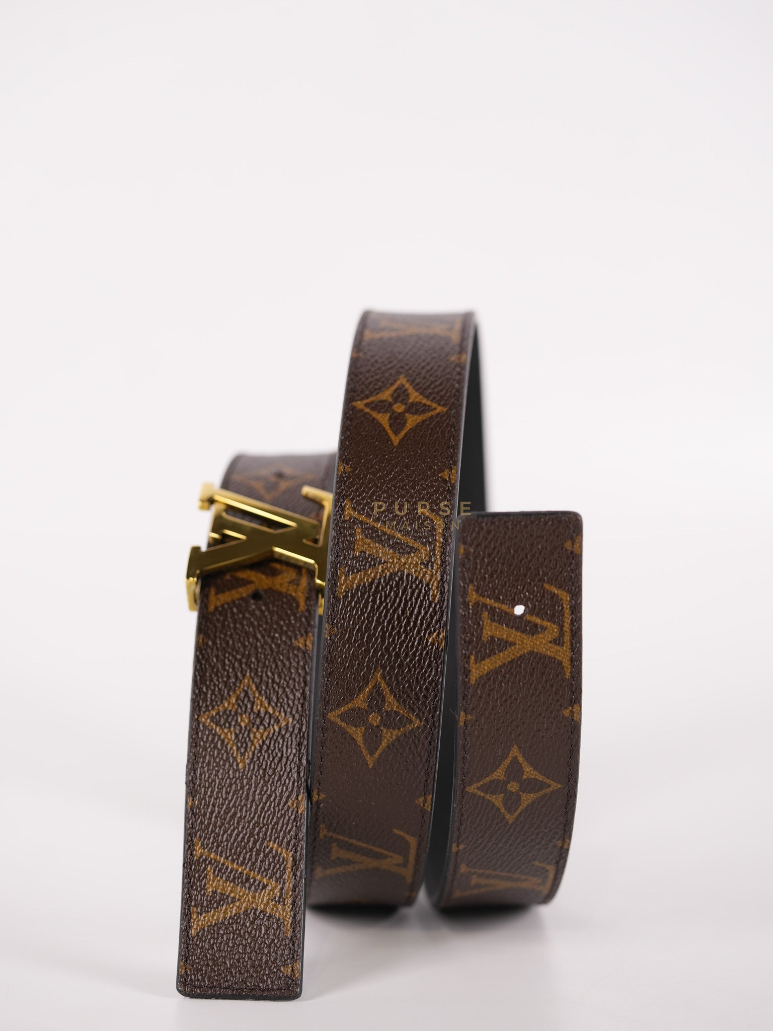Initiales Monogram Reversible Belt Size 85 | Purse Maison Luxury Bags Shop