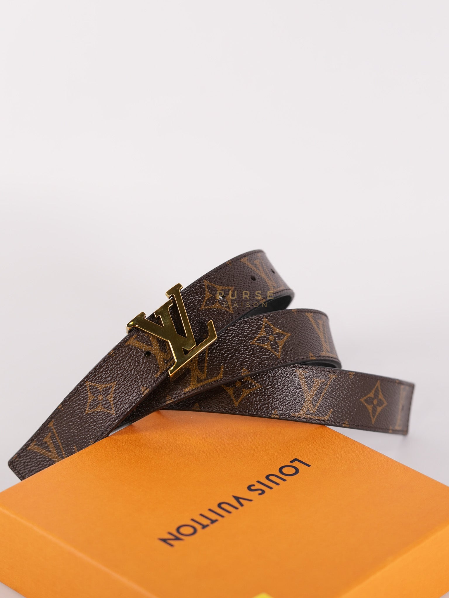 Initiales Monogram Reversible Belt Size 85 | Purse Maison Luxury Bags Shop
