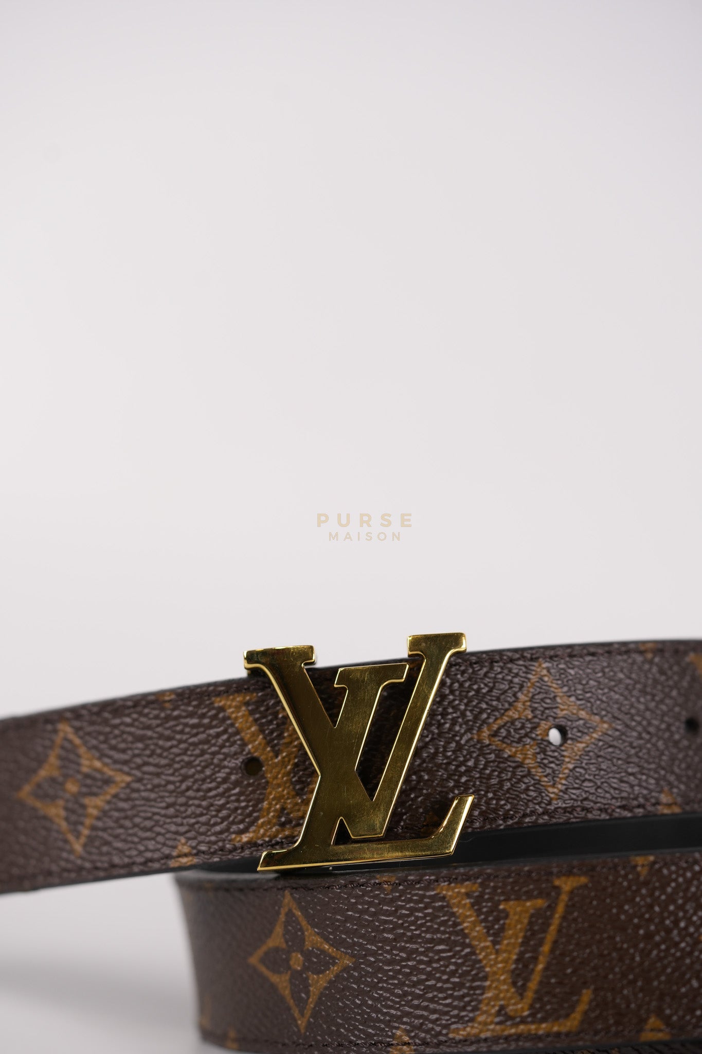 Initiales Monogram Reversible Belt Size 85 | Purse Maison Luxury Bags Shop