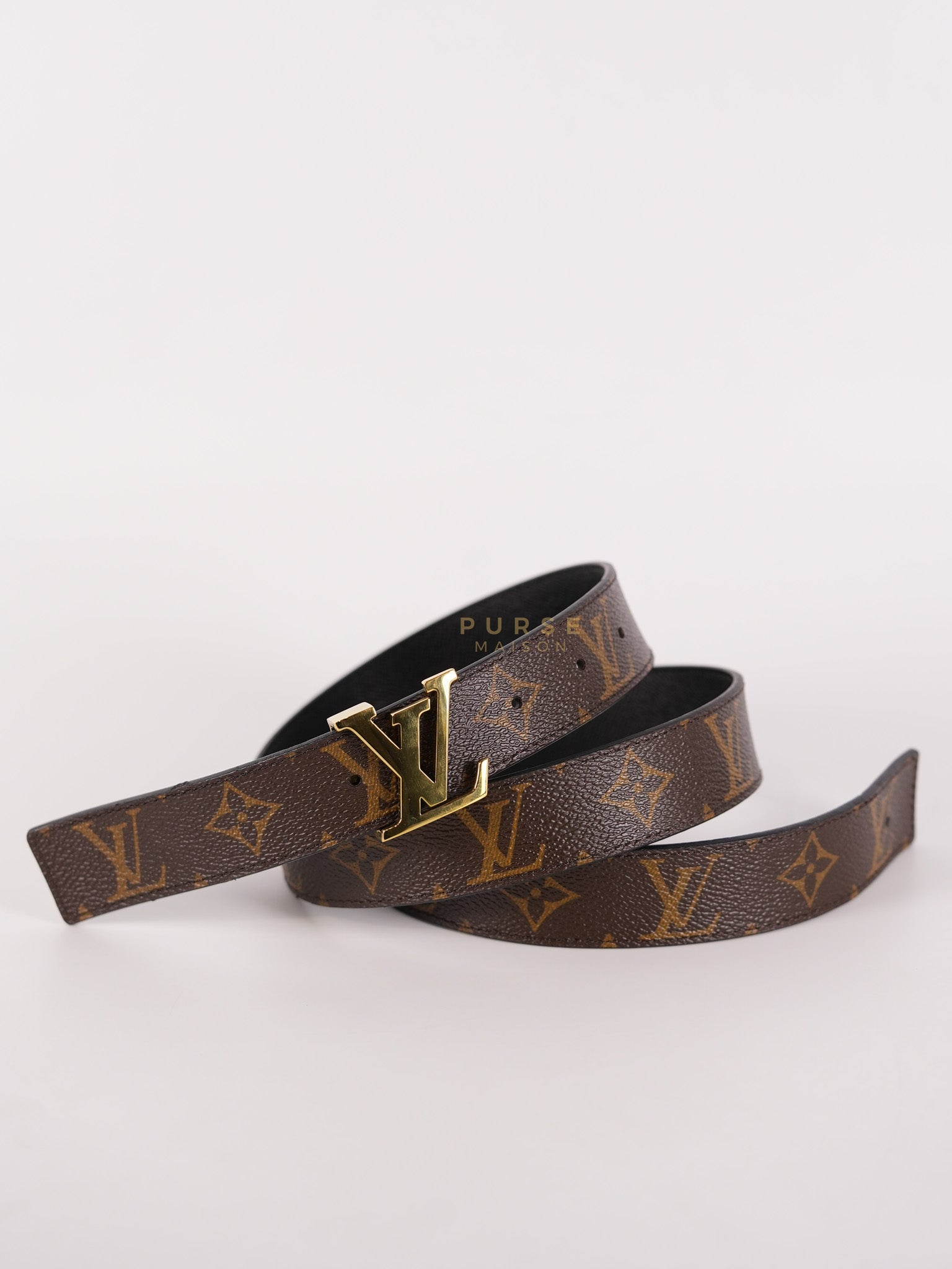 Initiales Monogram Reversible Belt Size 85 | Purse Maison Luxury Bags Shop