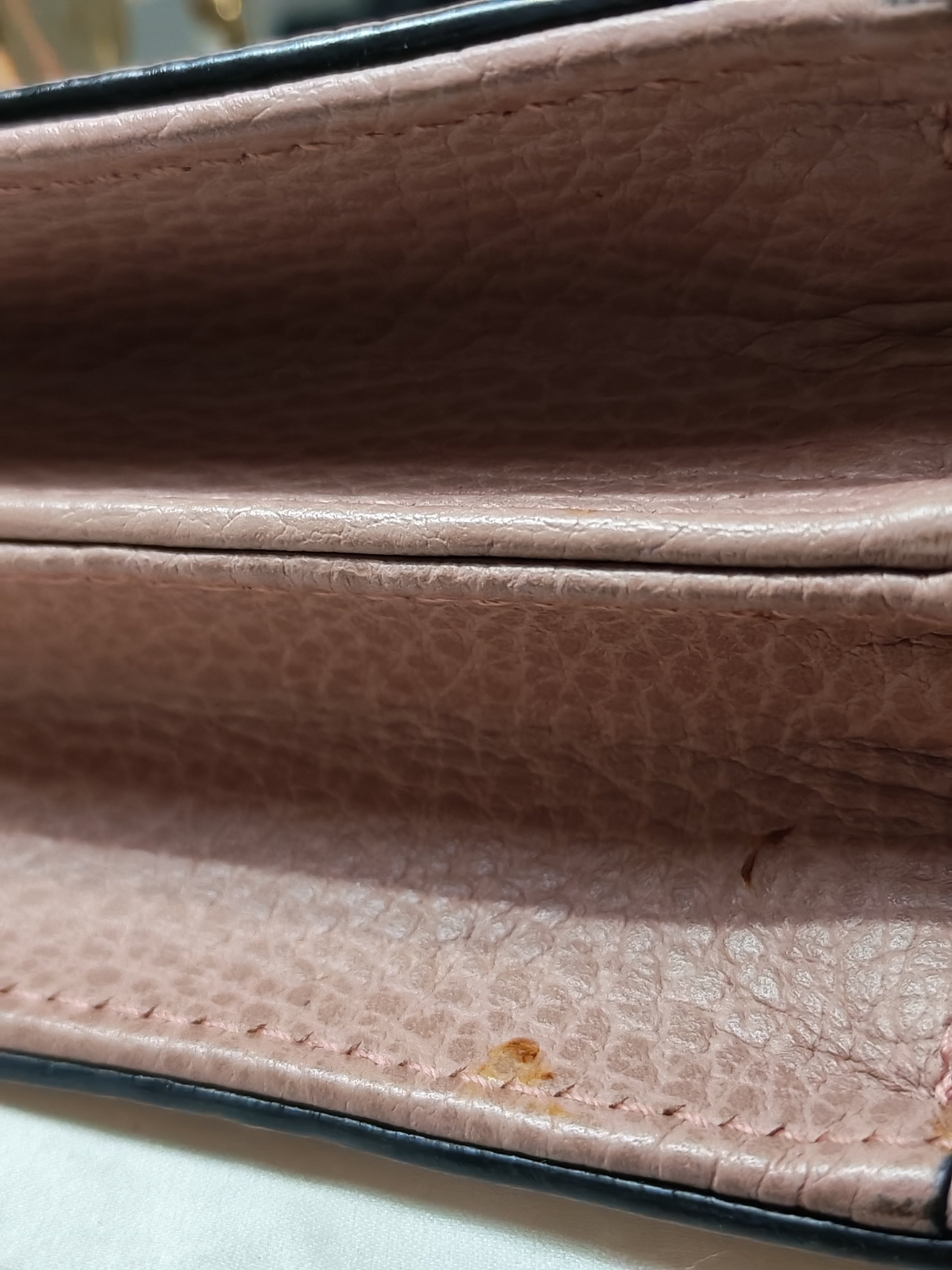 Interlocking G Medium in Pink Grained Calfskin Leather Chain Strap Bag | Purse Maison Luxury Bags Shop